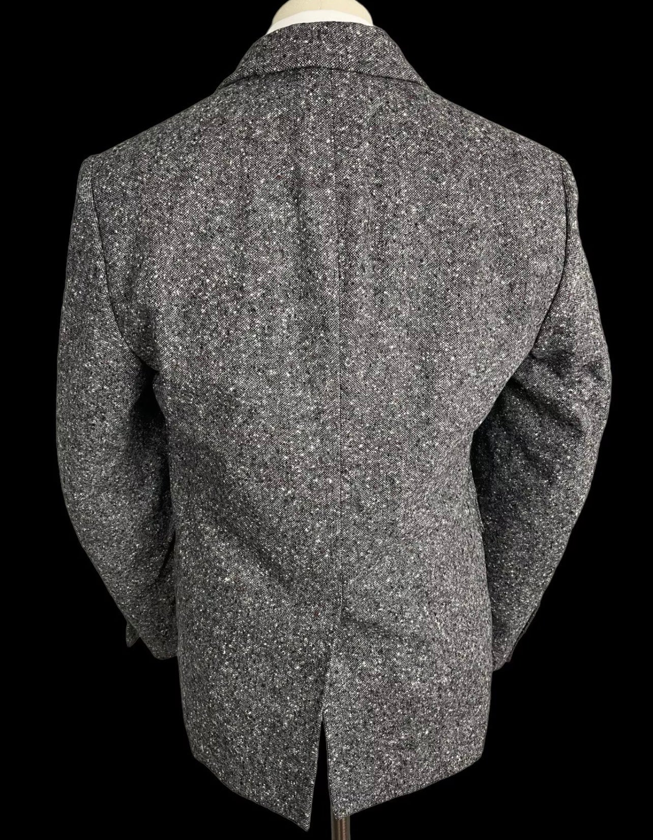 Wooster Lardini Tweed Suit FW16 Size 54/UK42 - W36” Flecked Tweed Grey
