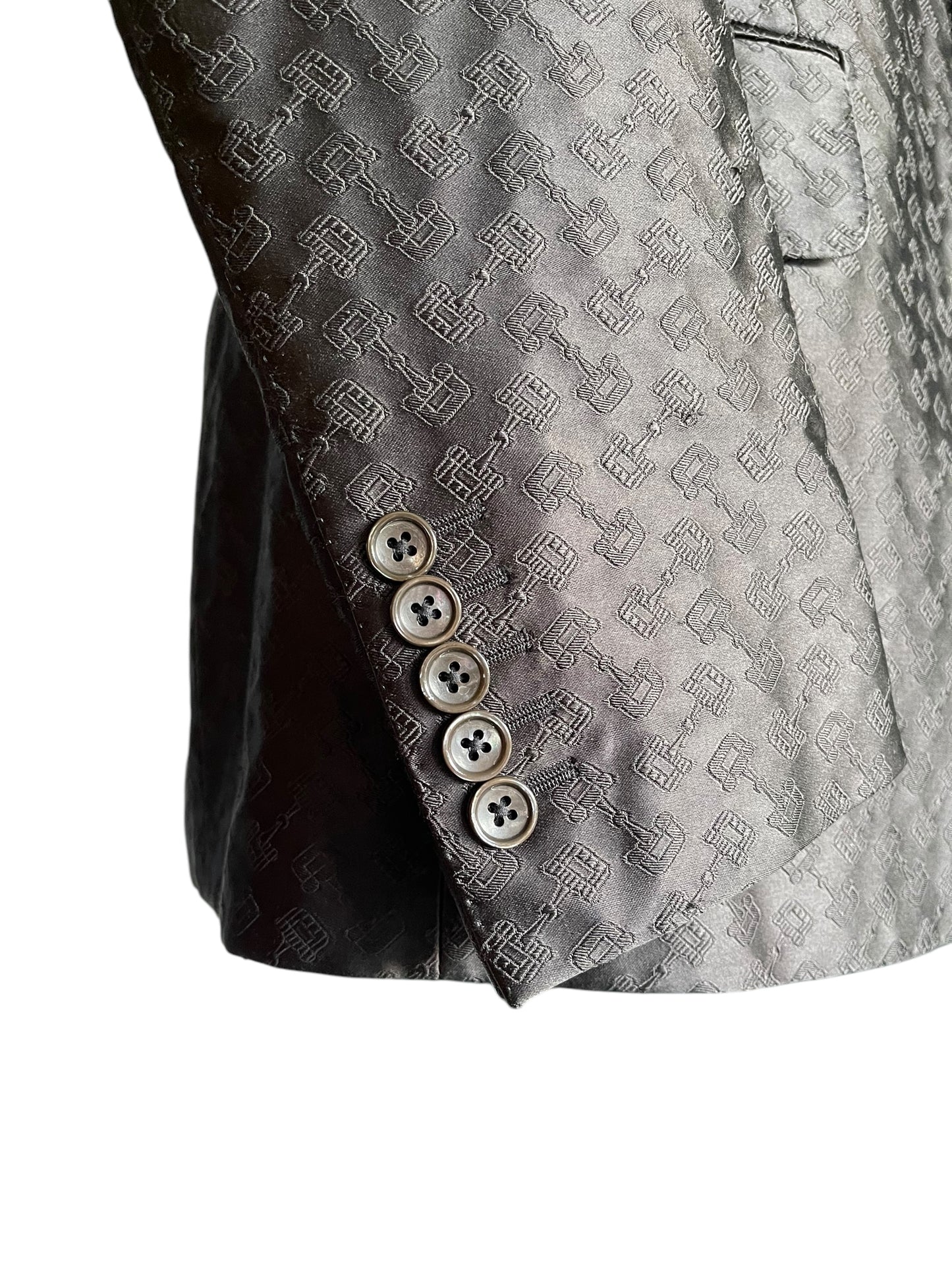GUCCI x TOM FORD Dinner Jacket Jacquard 37/38L Black