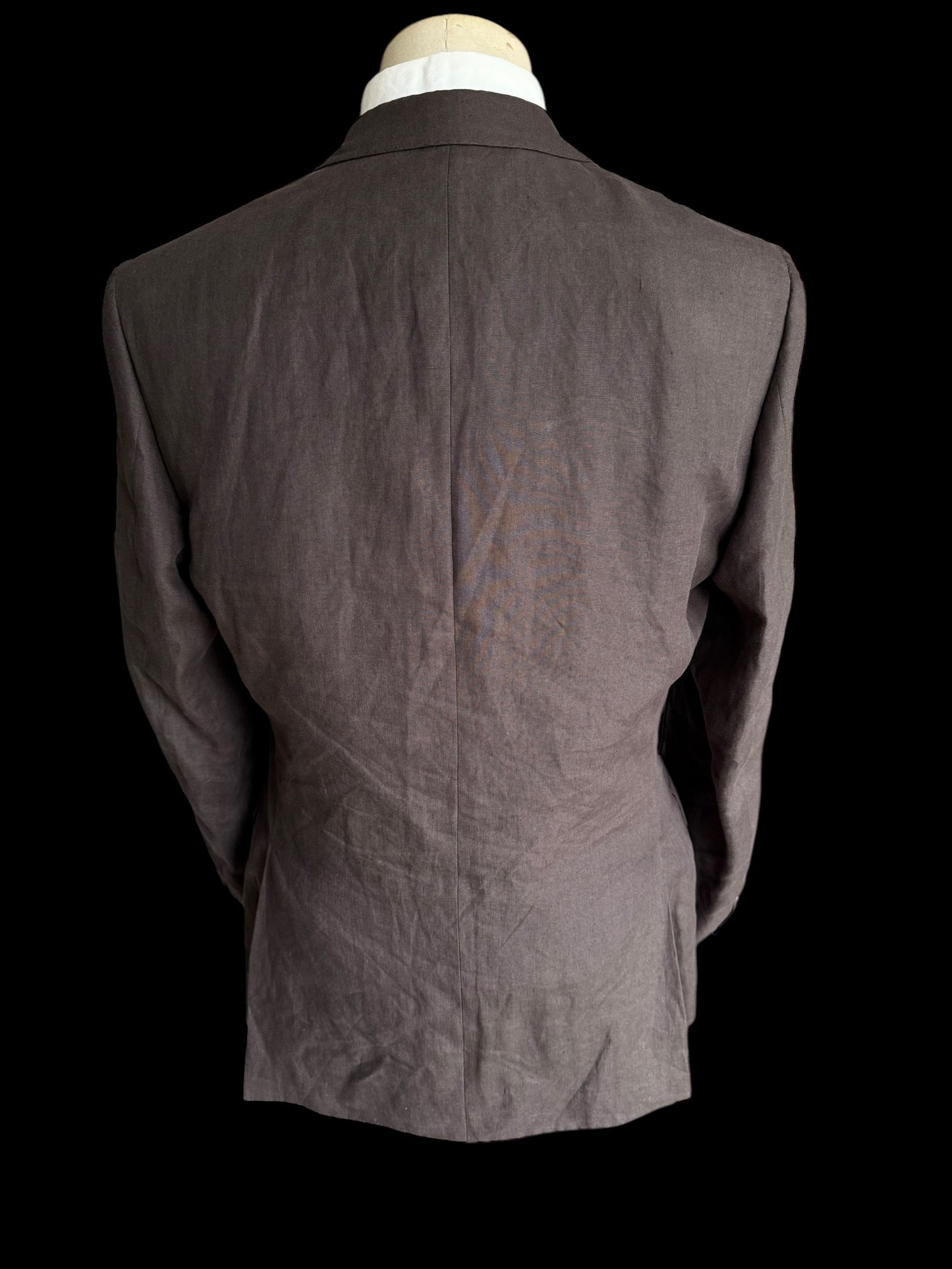 Ermenegildo Zegna Brown Linen Suit 50R / W32” Summer Wedding Z Zegna