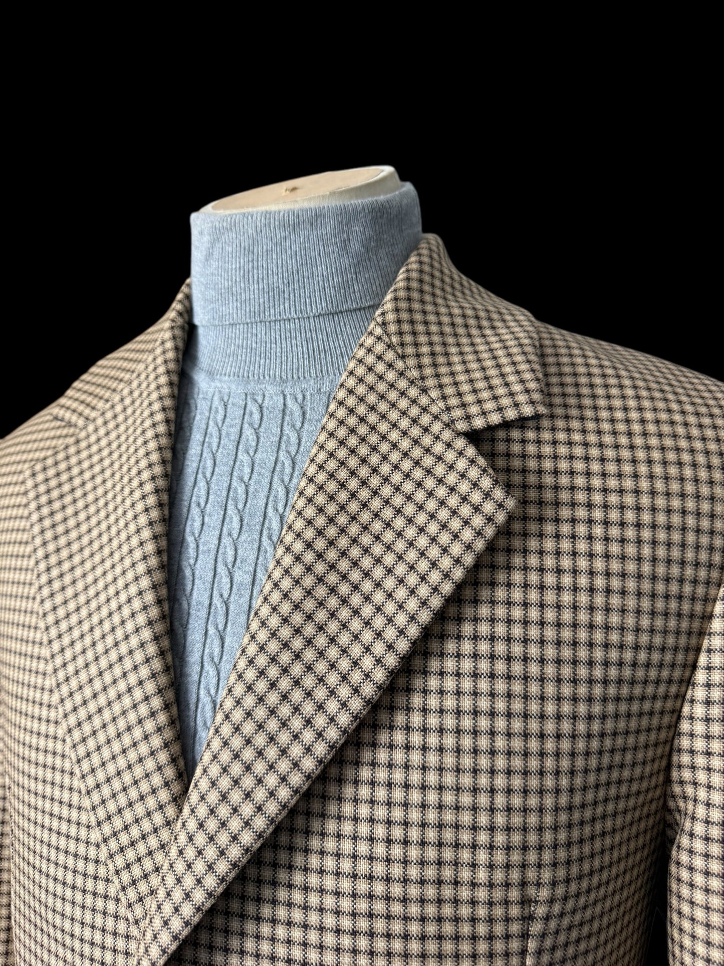 BNWT Men’s MSGM Check Suit Brown Wool Relaxed Fit RRP £1020
