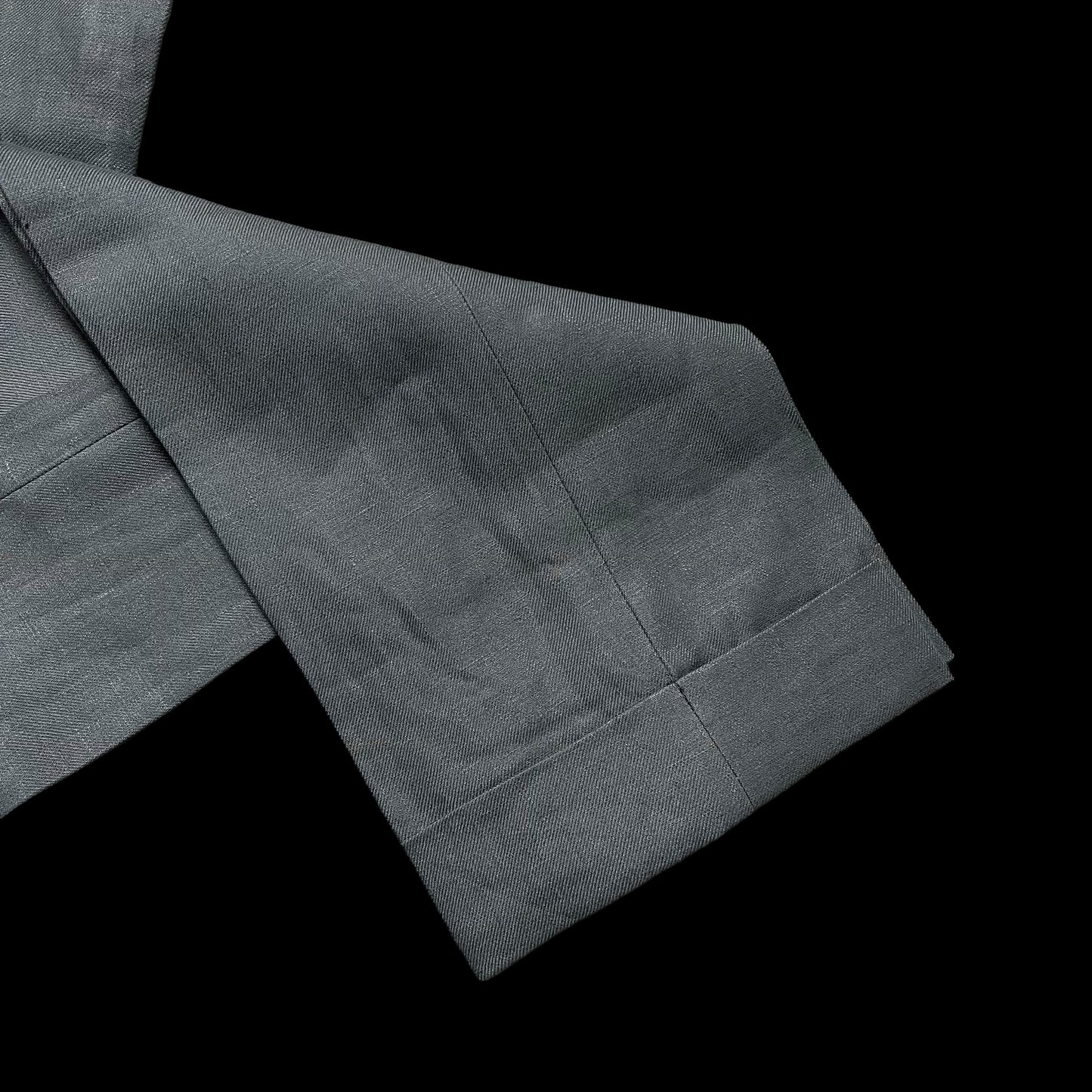 Natalino Single Pleat Front Linen Trousers 32L Grey