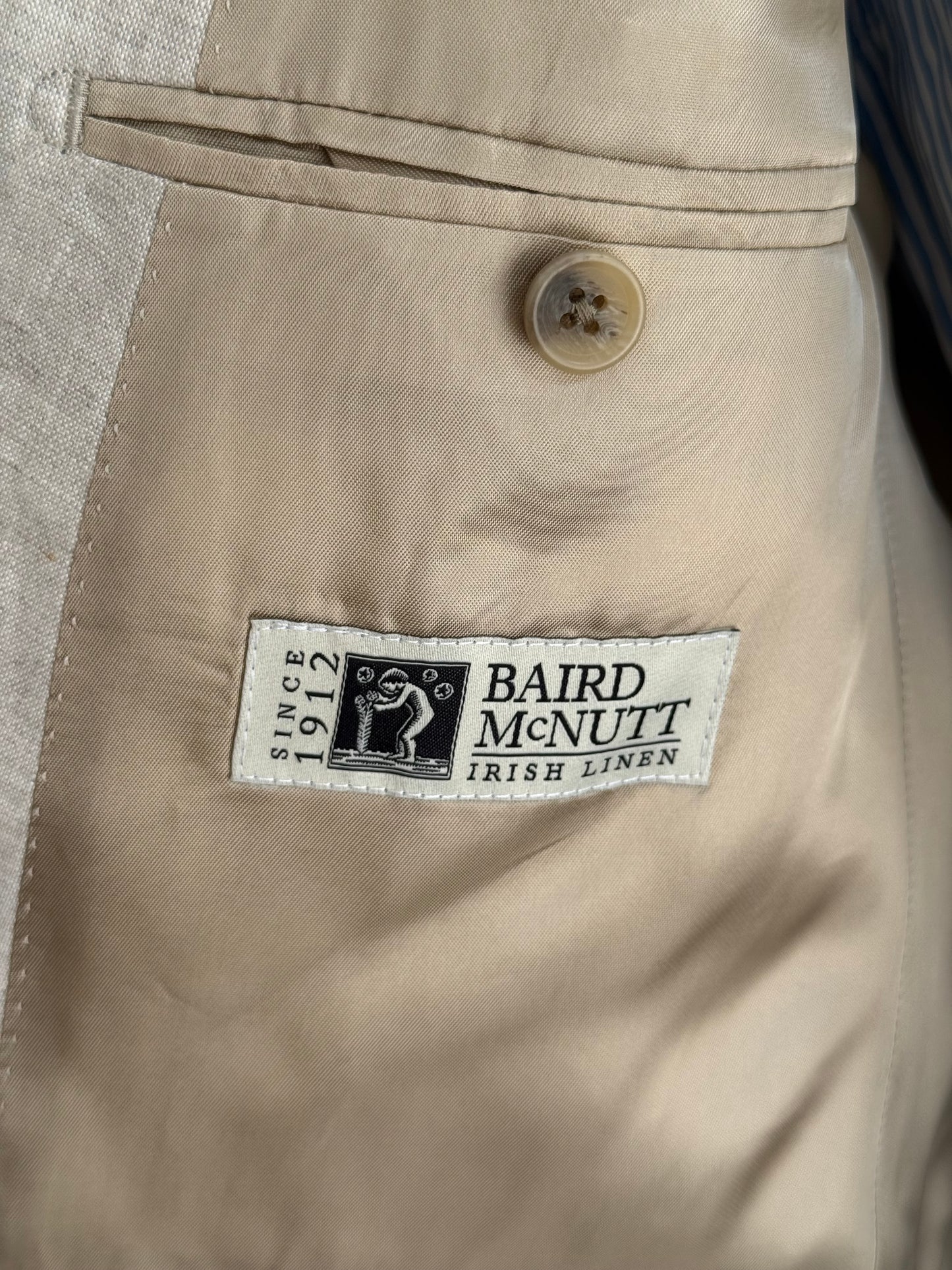 BNWOT Richard James Savile Row X Baird Mcnutt Irish Linen Sport Coat 42R