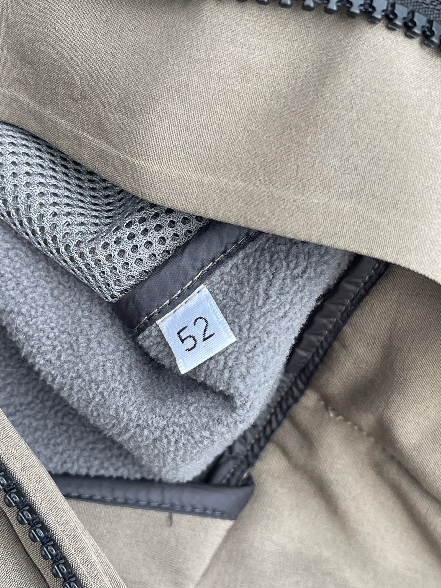 Mens C.P Company Soft Shell Fishtail Parka 52 Light Khaki