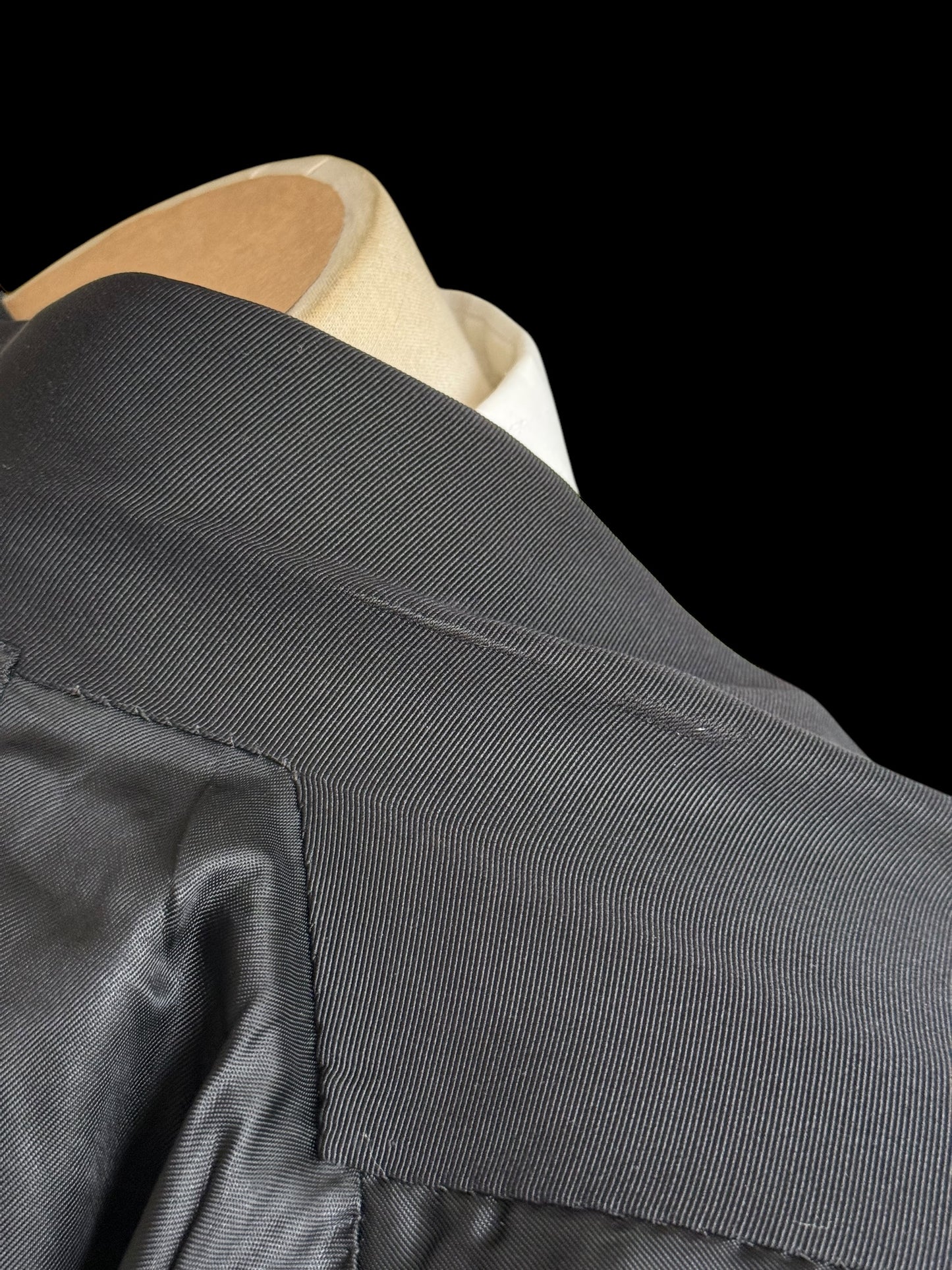 Roberts & Bromley Bespoke Dinner Suit 40S / W32 1930s Shawl High Rise