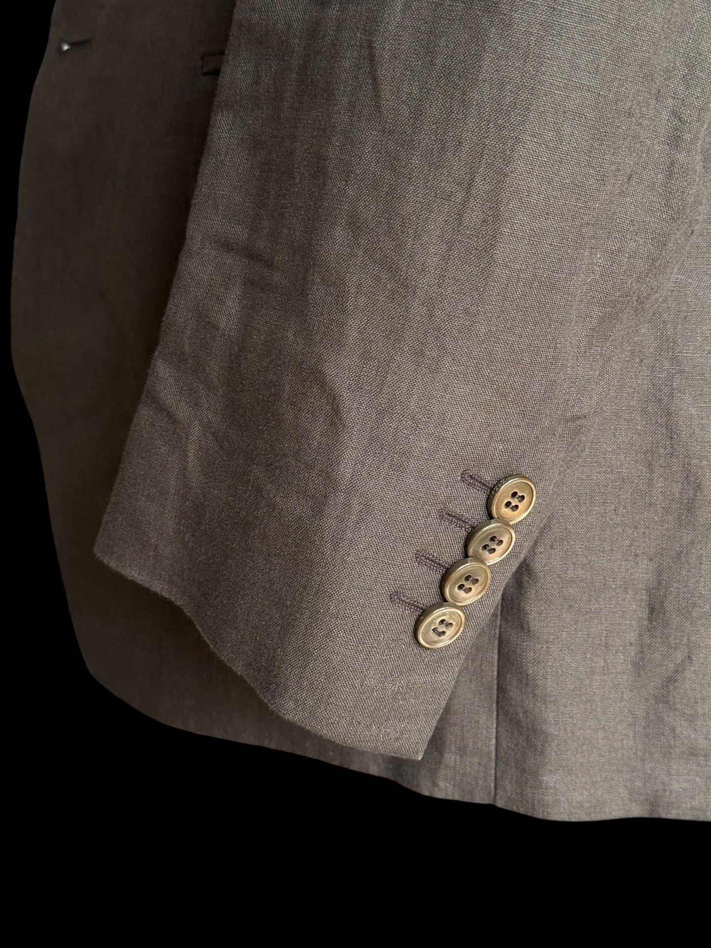 Ermenegildo Zegna Brown Linen Suit 50R / W32” Summer Wedding Z Zegna