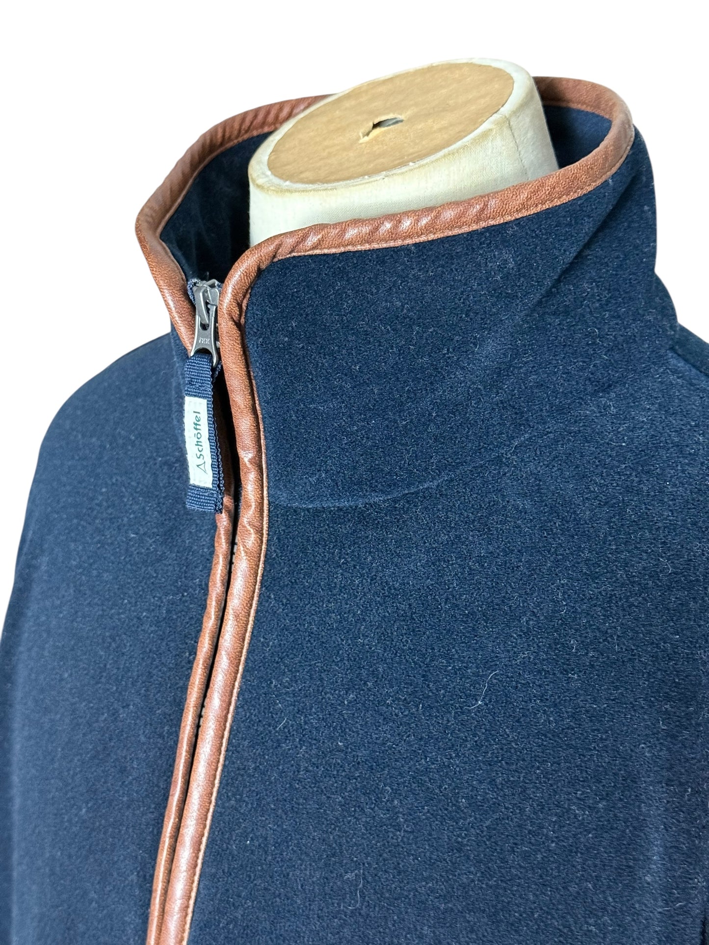 Men’s Schoffel Berkeley 1/4 Zip Fleece Navy Blue Size 48”