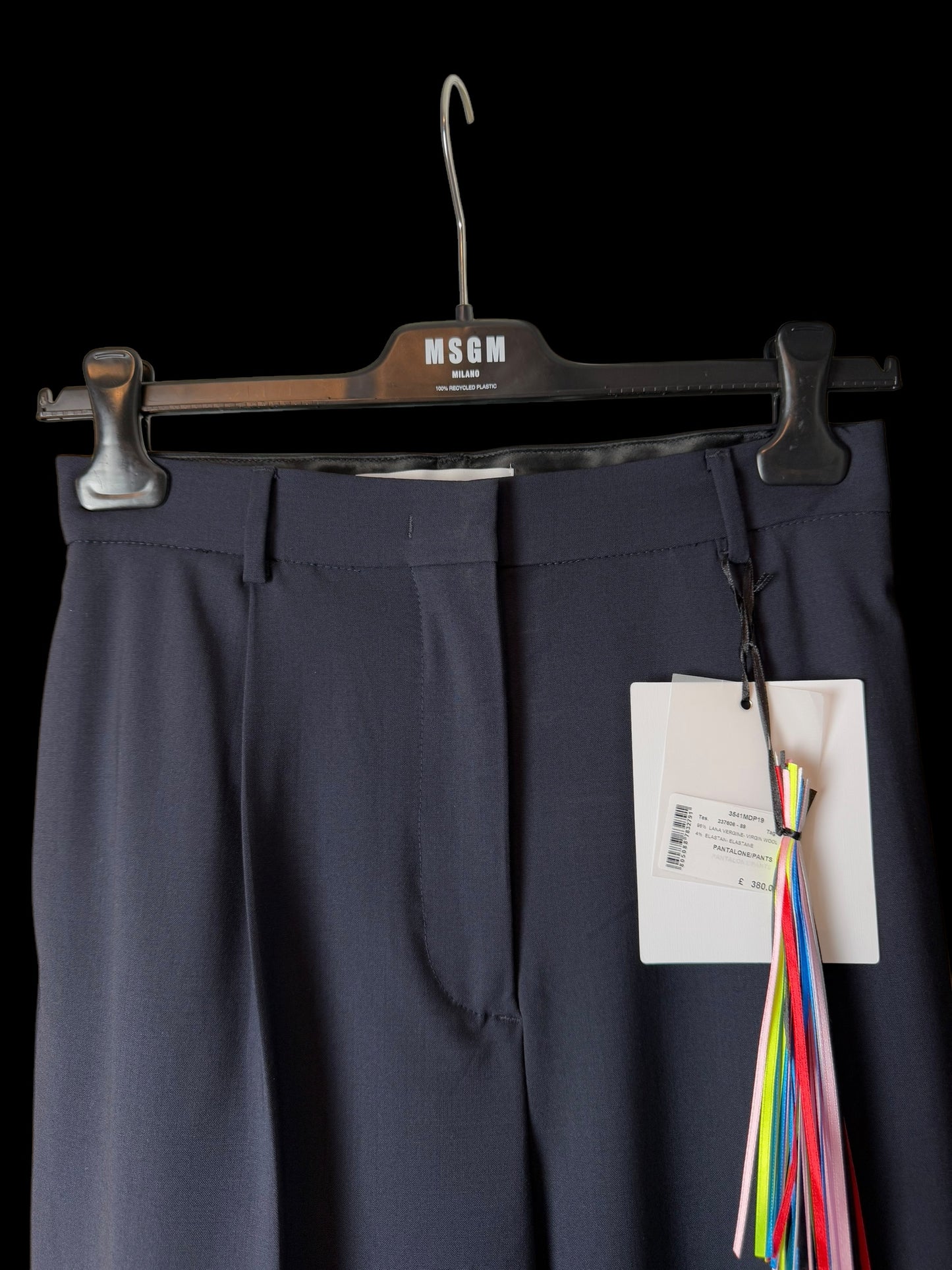 BNWT Women’s MSGM Double Breasted Suit UK6 IT38 Wool Wide Leg RRP £985