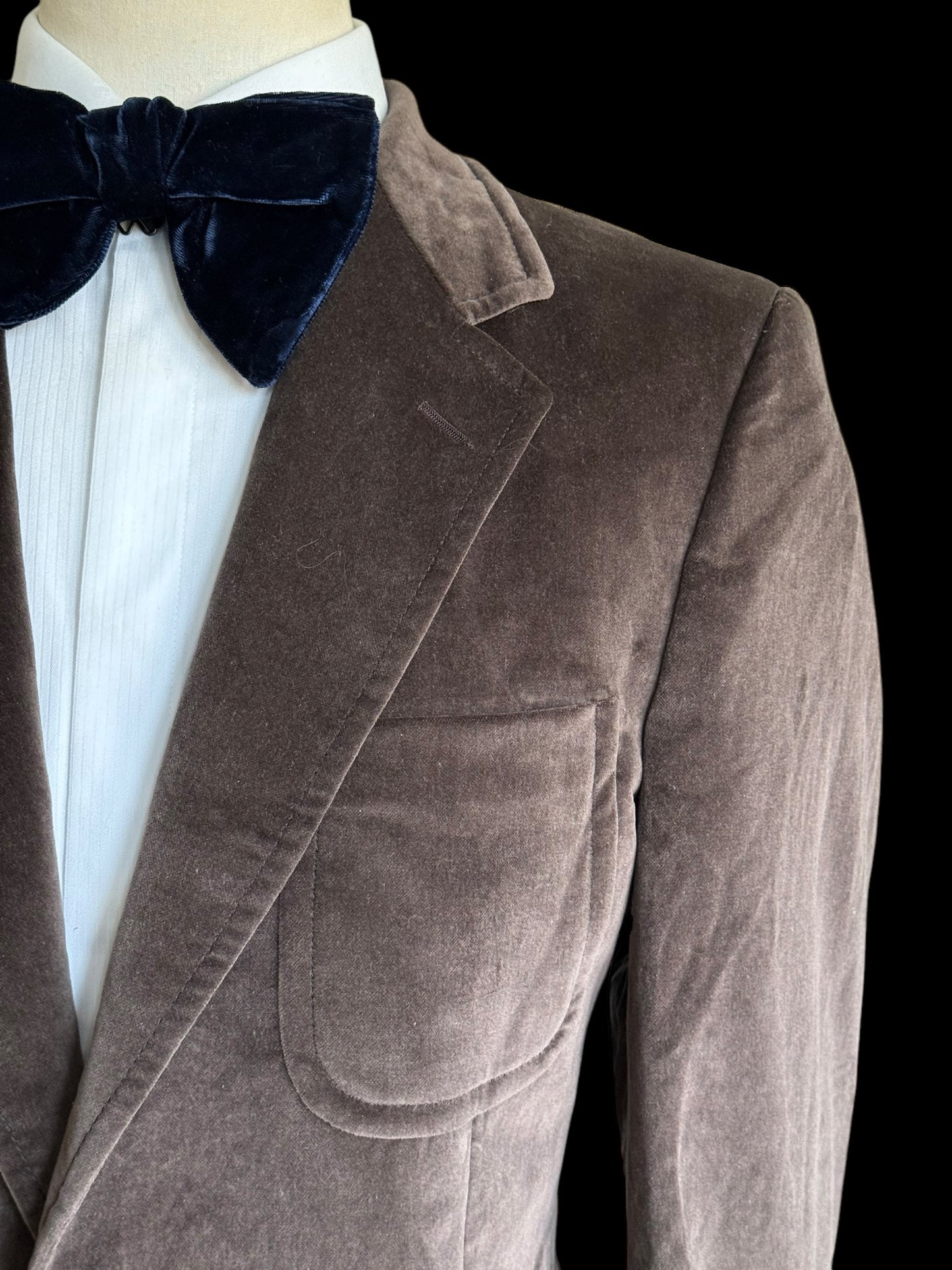 Men’s Yves Saint Lauren Rive Gauche Tom Ford Velvet Blazer Jacket 52L UK42L