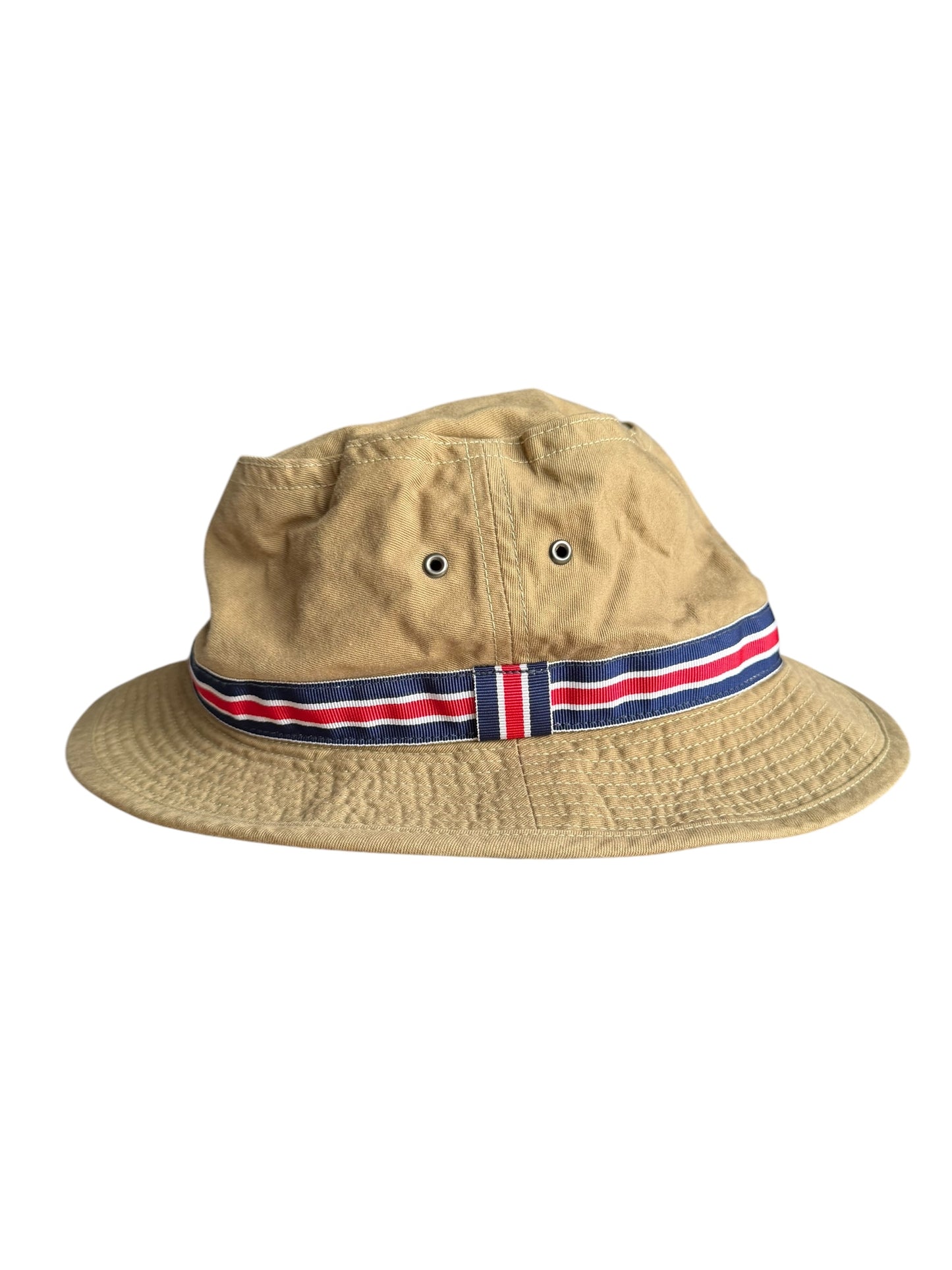 Cableami Pork Pie Bucket Hat Boonie Beige Cotton Chino RRP £125 Made In Japan