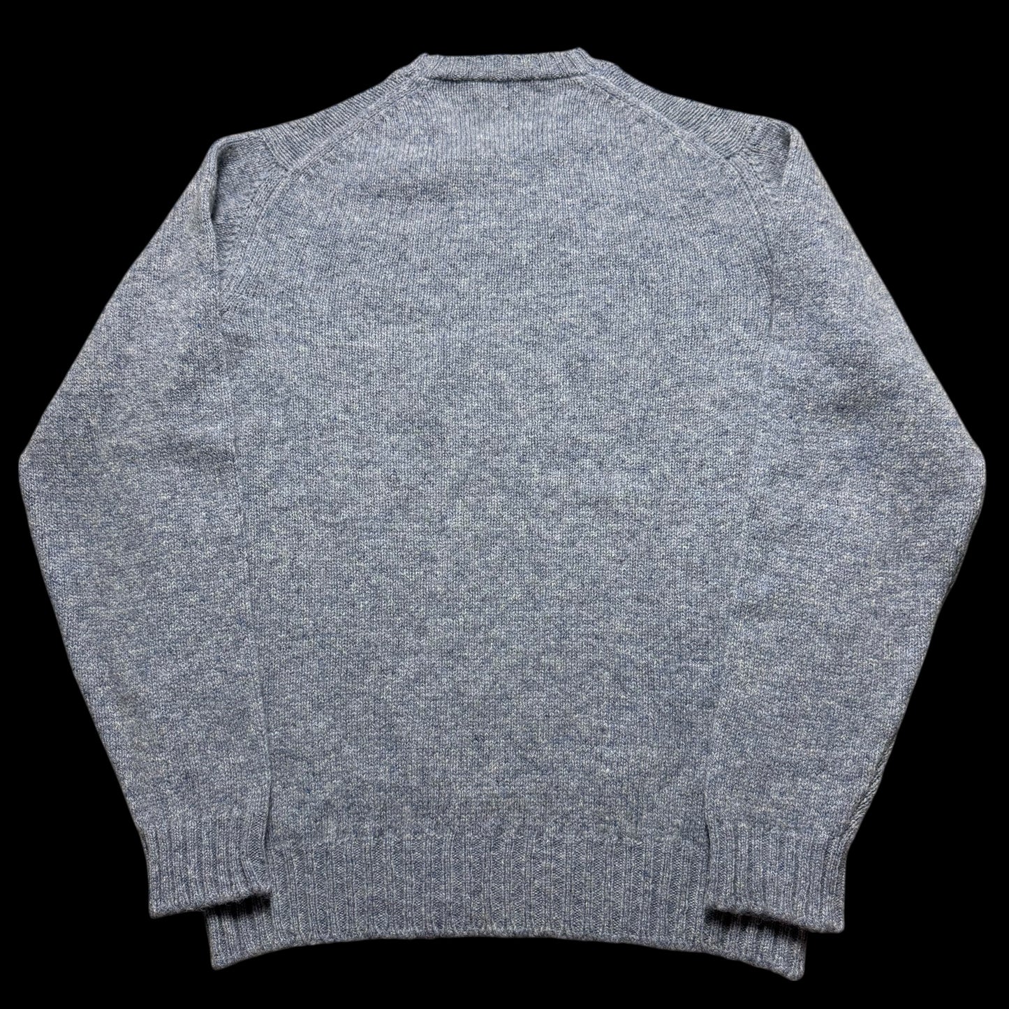 BNWT Malloch’s Wreay Shetland Wool Crew Neck Jumper Medium Pale Blue RRP £205