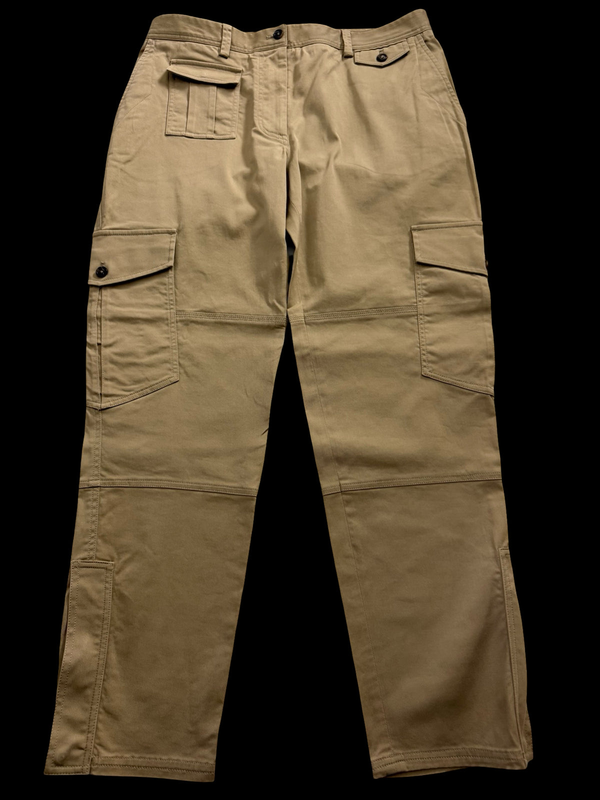 Women’s Dolce & Gabbana Khaki Cargo Trousers IT46 UK14 Zip Hem