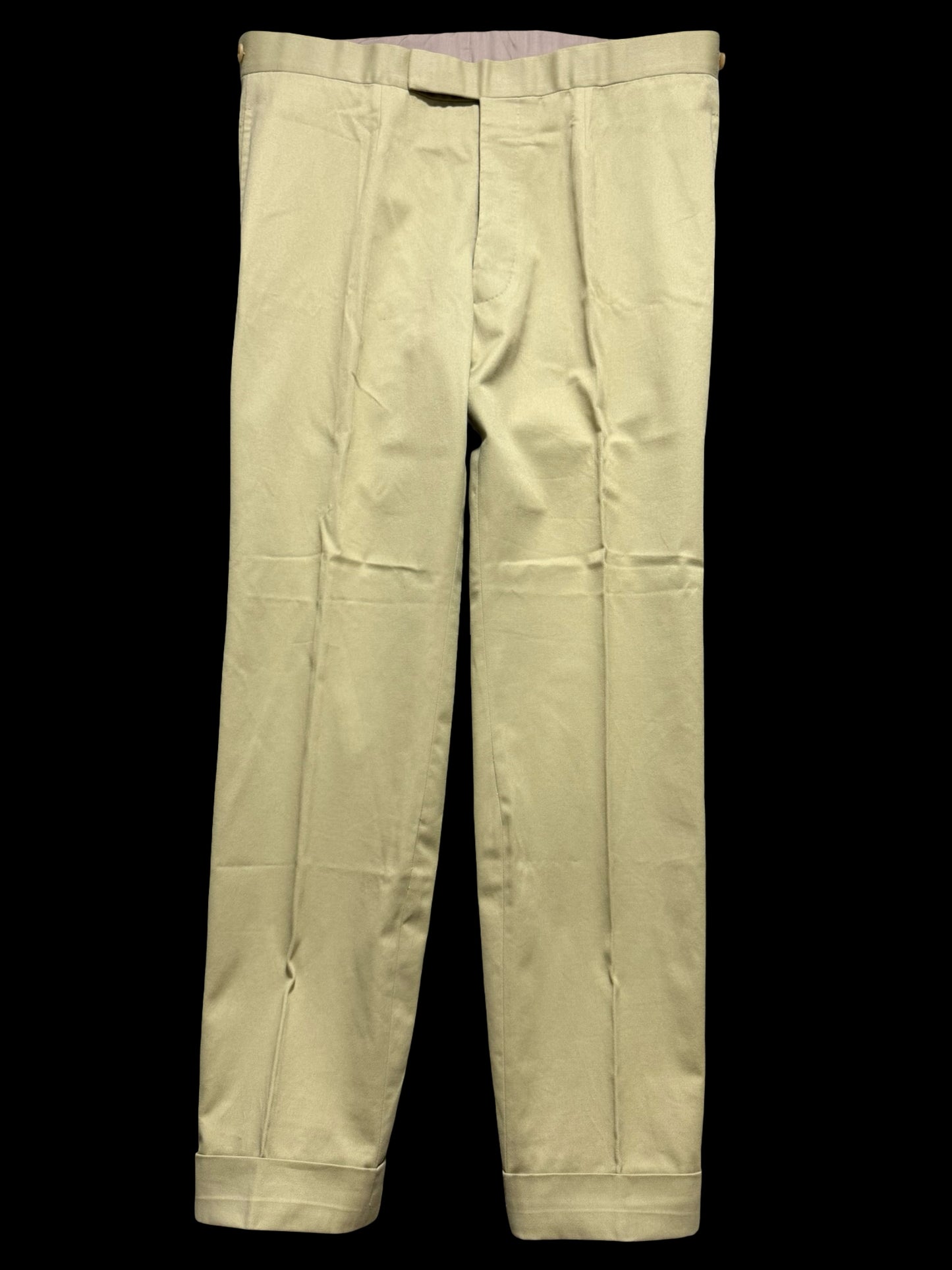 Bespoke Jones Chalk Dawson Meyer Mortimer Gabardine Twill Suit 37S / W32-34S