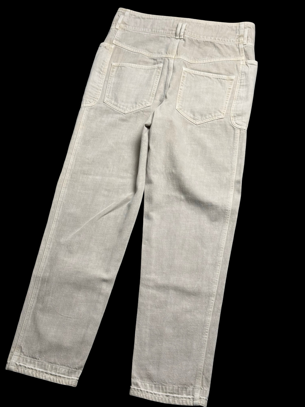 Isabel Marant Tess Ecru High Waisted Jeans UK14 FR42 RRP£365