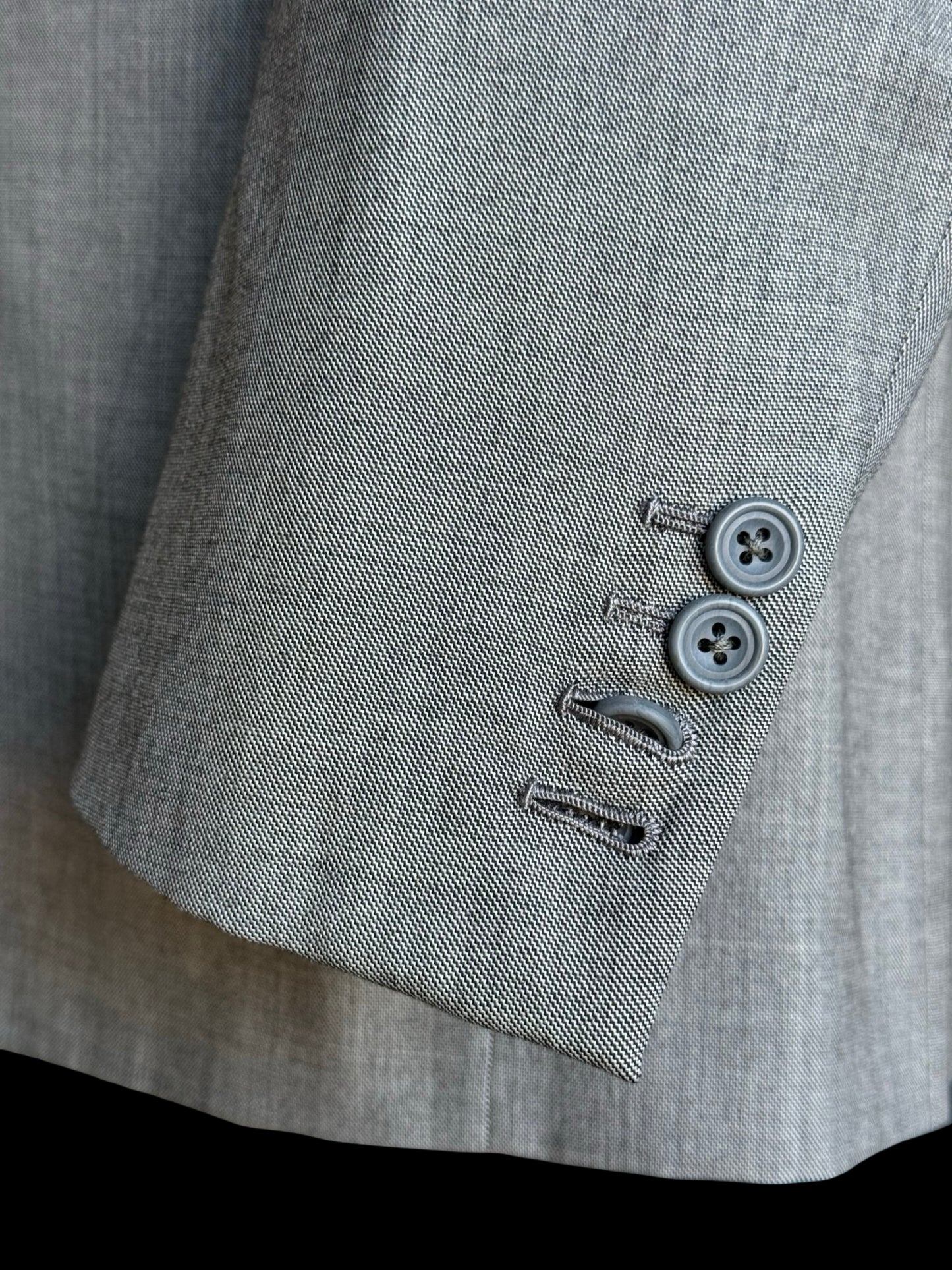 Bespoke John Kent Light Grey Suit 42L /W38L Lightweight Wool Full Canvas Savile Row