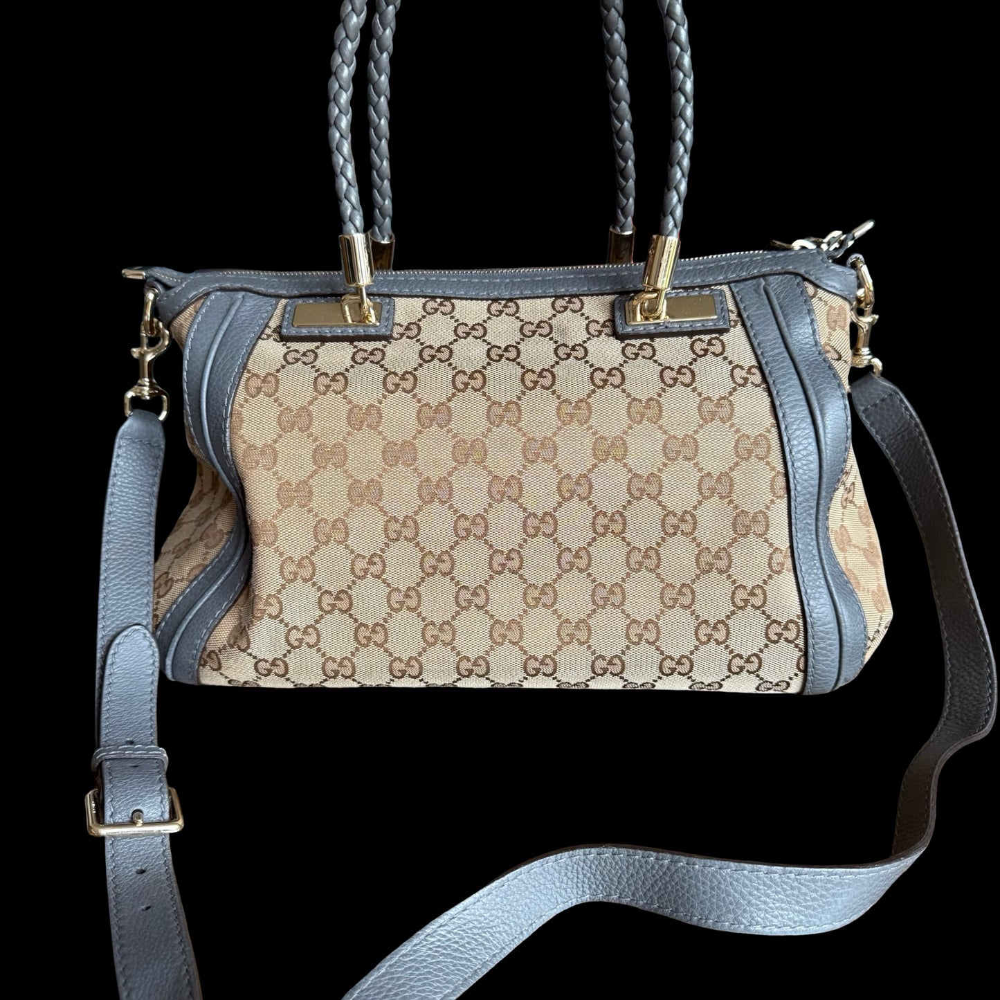Women’s Gucci Canvas GG Bella Satchel Bag Handbag