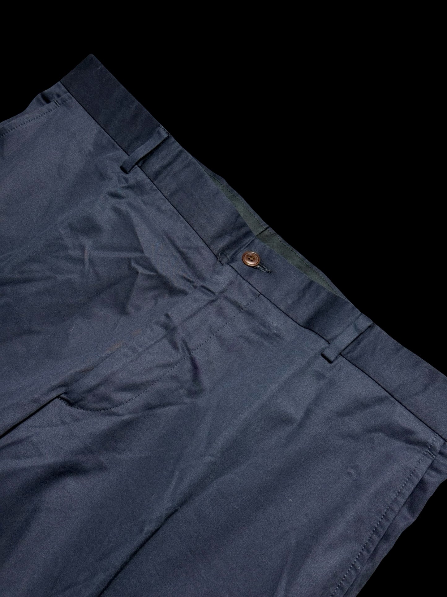 Men’s Ralph Lauren Purple Label Wool Chinos 36 X 30” Navy Blue