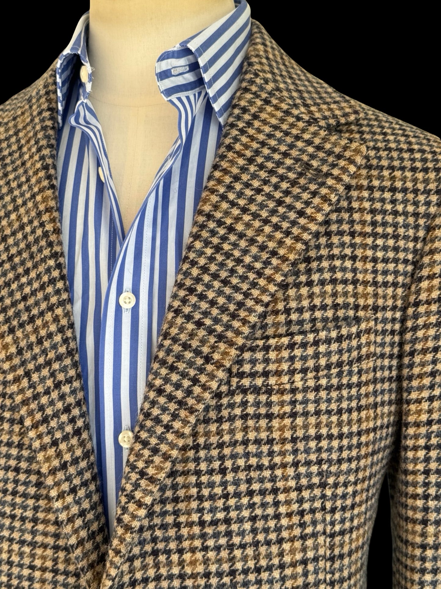 Natalino Houndstooth Check Wool Tweed Sport Jacket 44R RRP £480