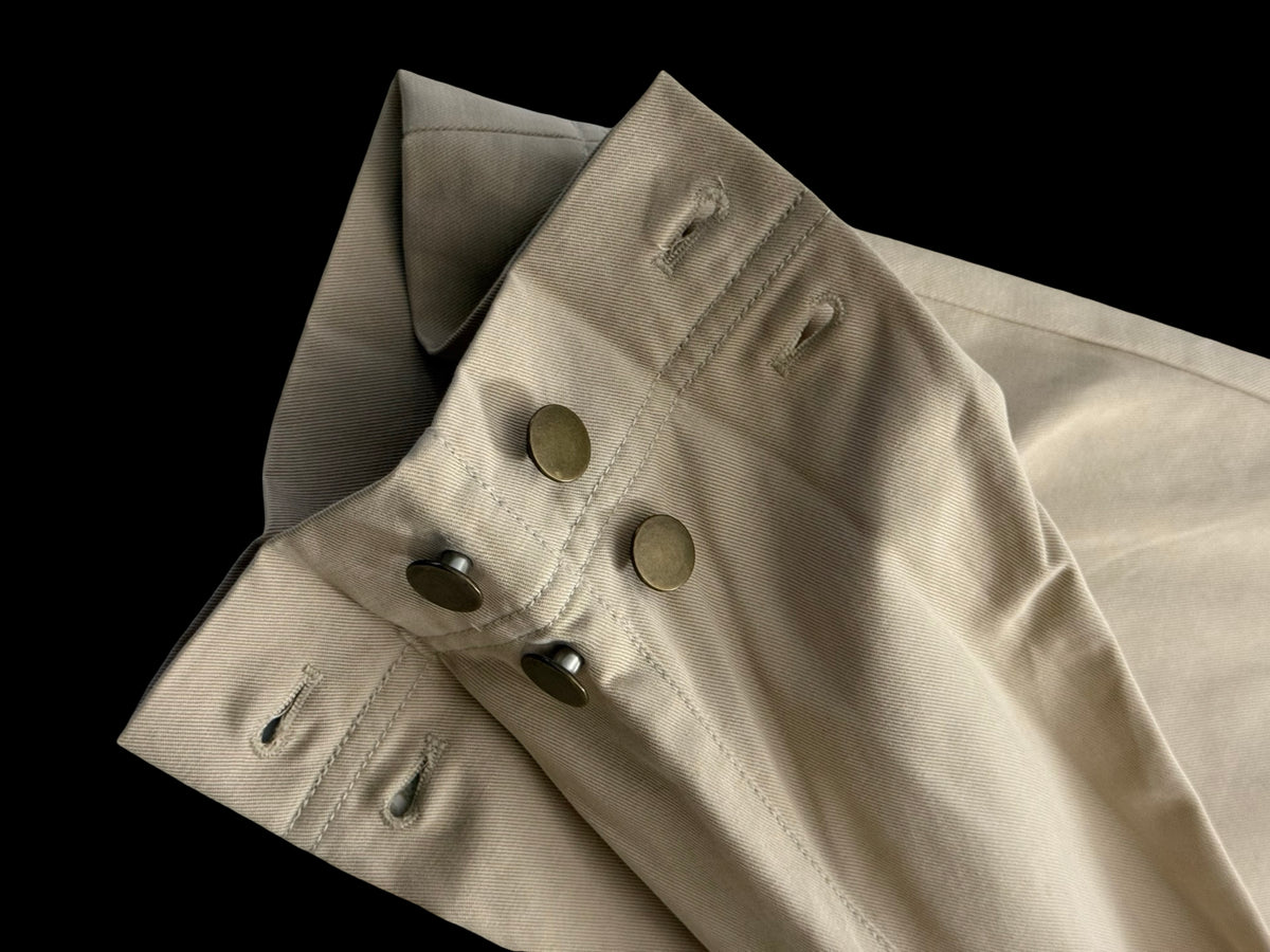 Ulla Johnson Neutral Stone Carrot Wide Leg Trousers US10 UK14