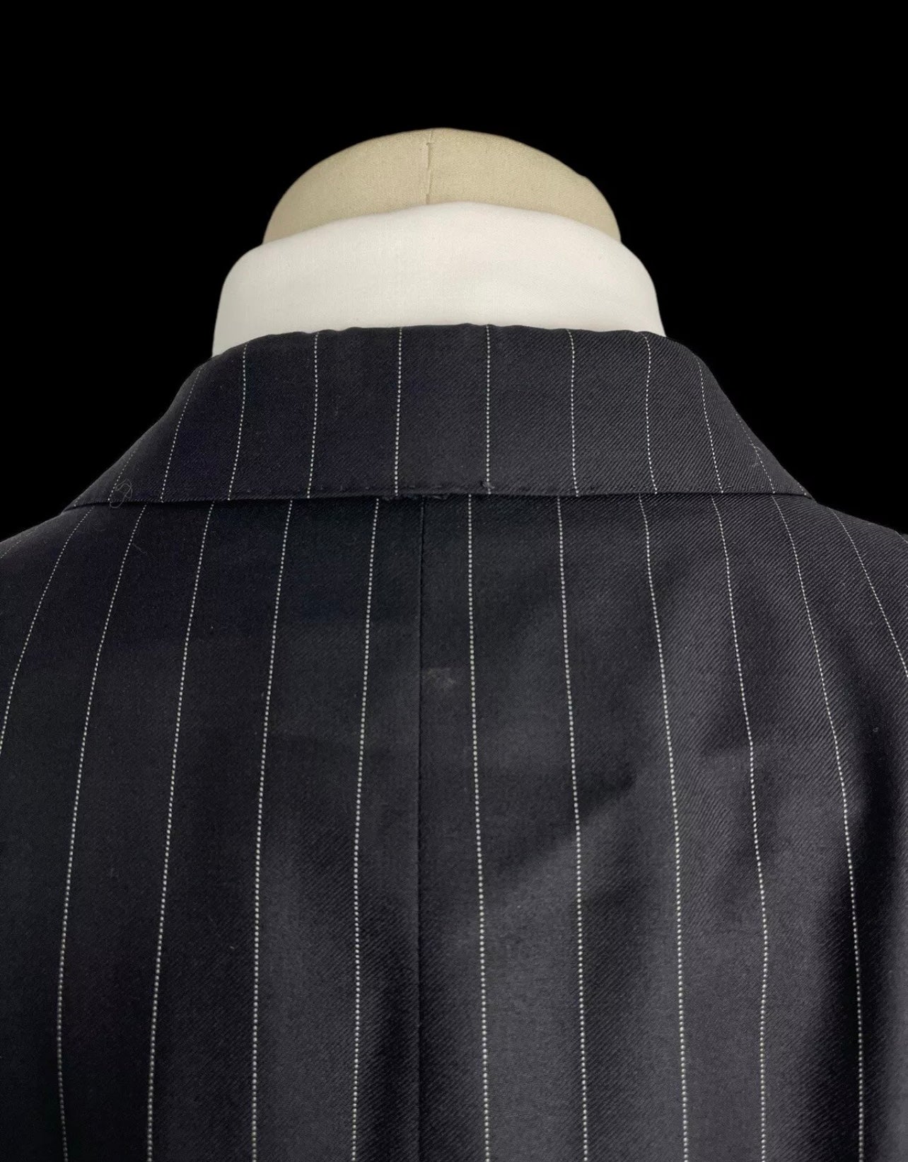 Richard James Savile Row Bespoke Double Breasted Suit 46L / 39x31.5” Pinstripe