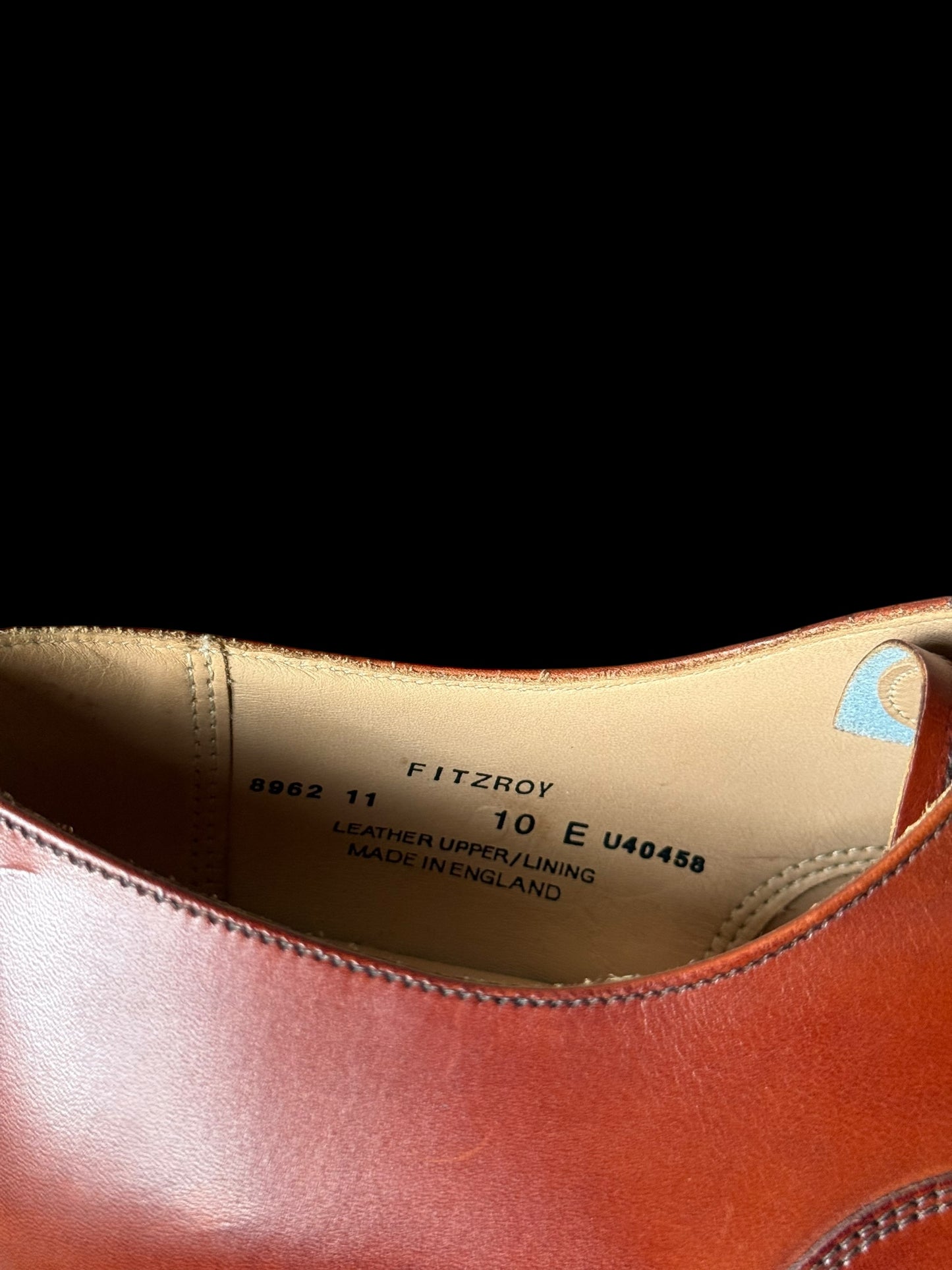 NEW Men’s Shipton & Heneage Calf Oxford Derby Shoes UK10 Tan Brown RRP £485