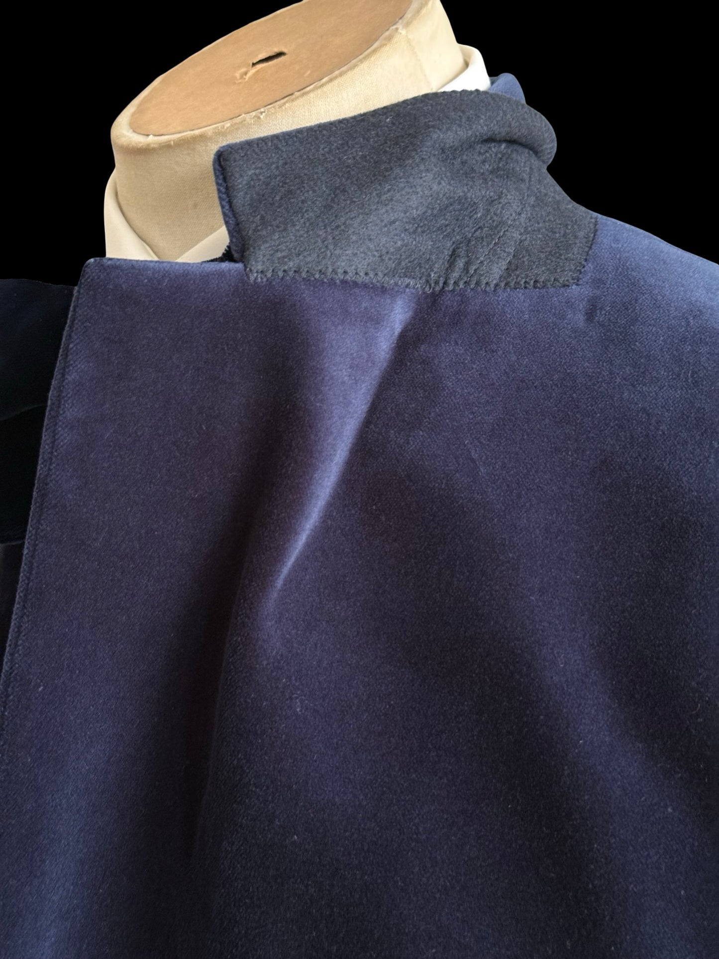 BNWT Barrington & Ayre Navy Blue Velvet Jacket 42R RRP £395 Brisbane Moss