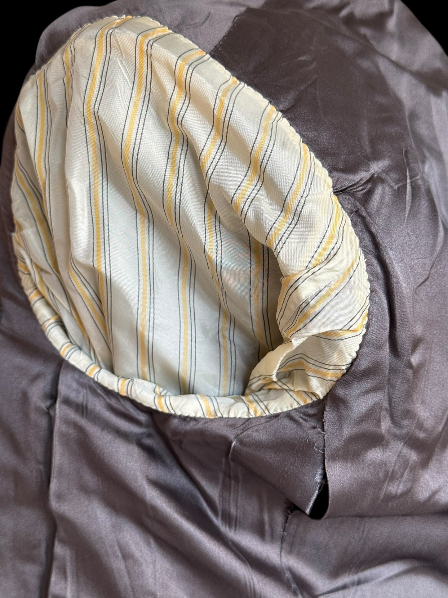Bespoke Tommy Giulio Caraceni Grey Flannel Suit 42S/ W34 Chalk Stripe 40’s Style