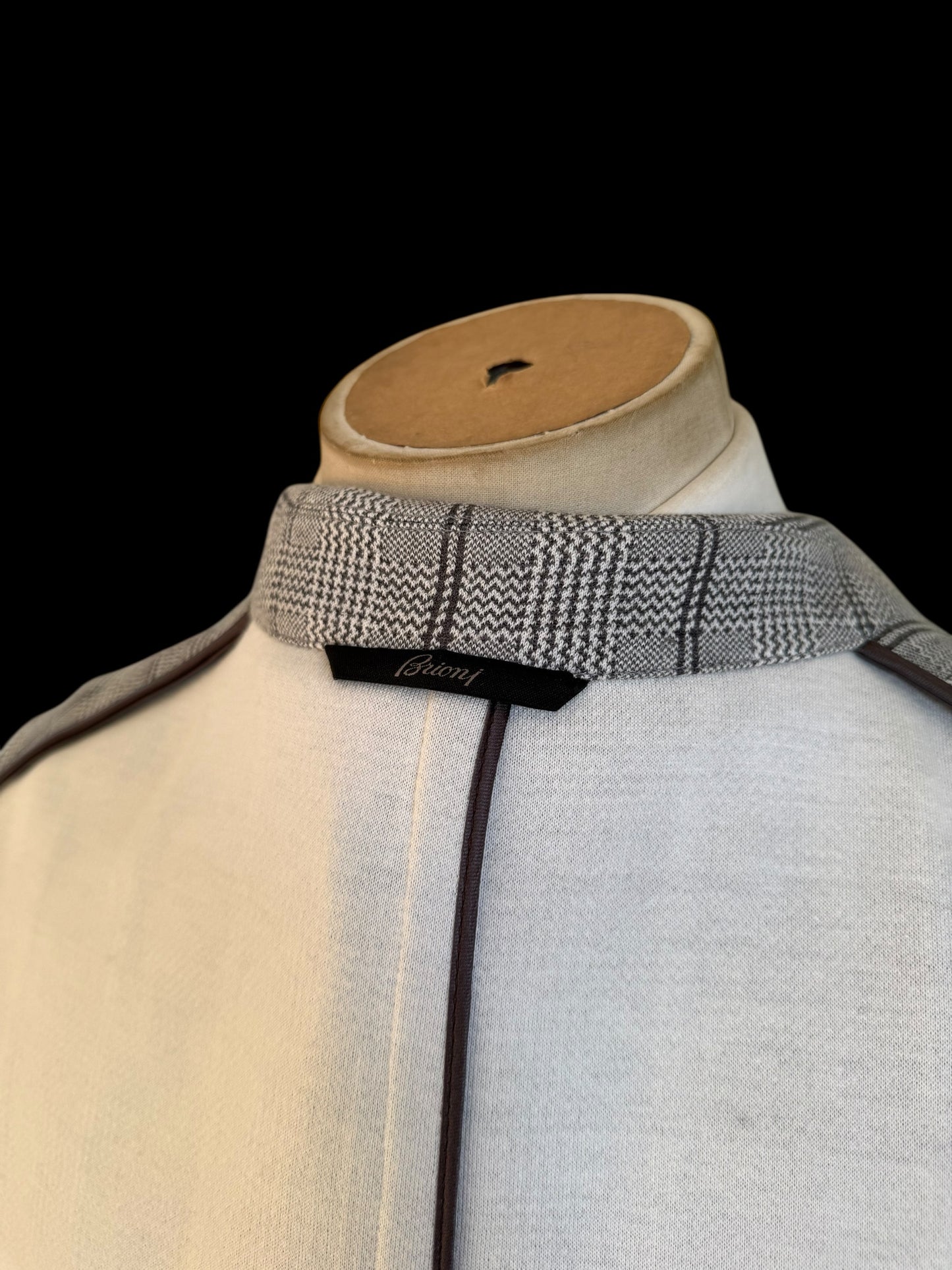 Men’s Brioni Jersey Cotton Silk Sportcoat XXL Slim Fit Glen Plaid Check RRP £5k