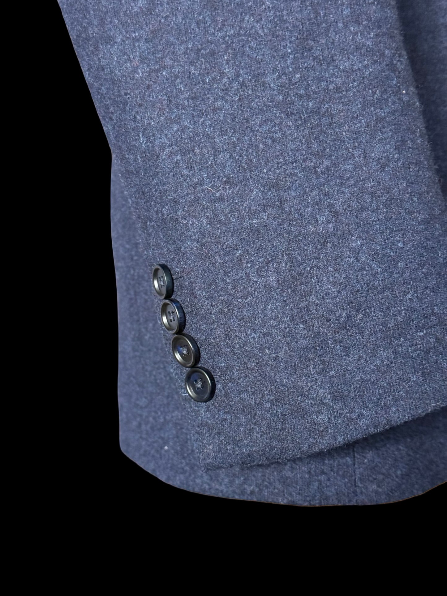 Barrington & Ayre Navy Drago Flannel Wool Jacket 38” Bib Insert RRP £995