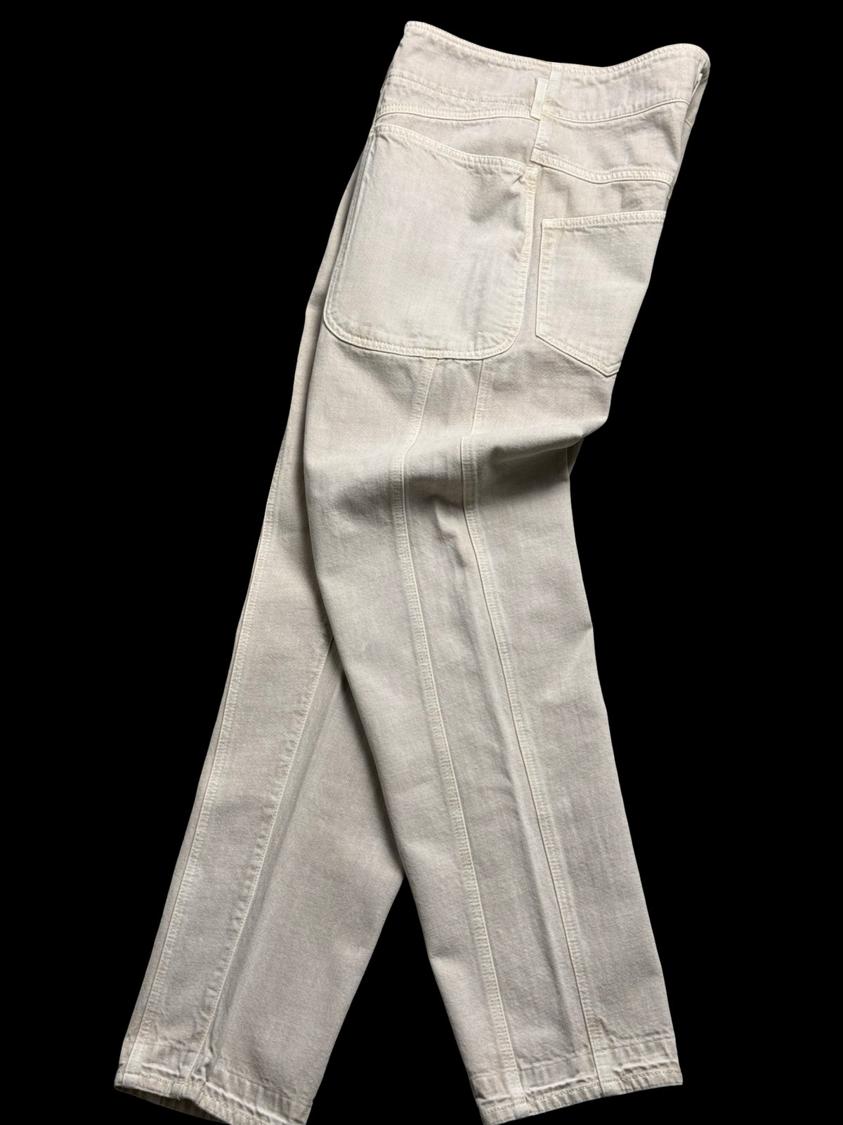 Isabel Marant Tess Ecru High Waisted Jeans UK14 FR42 RRP£365