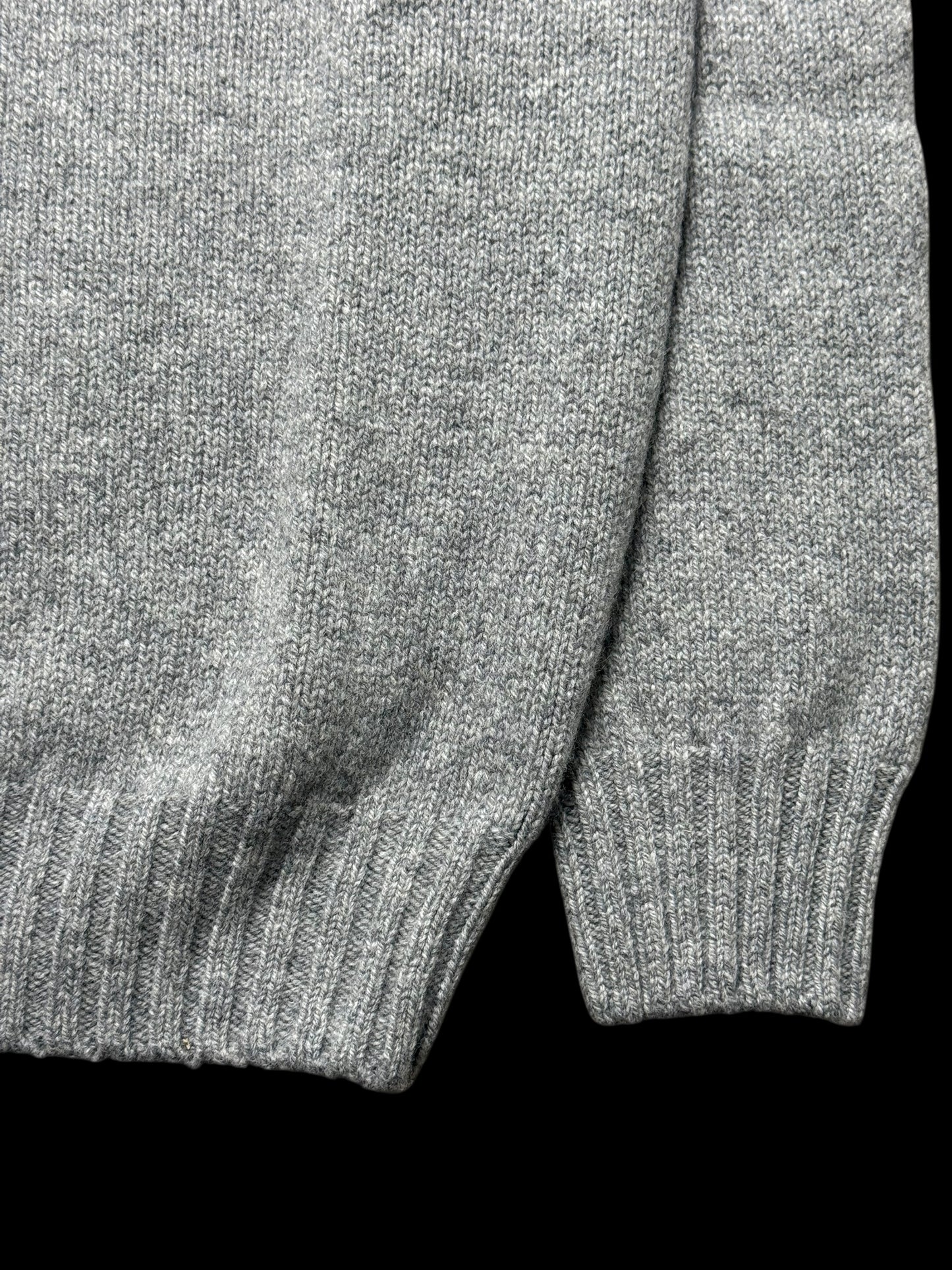 BNWT Malloch’s Linton Roll Neck Jumper Small Superfine Wool Grey RRP £185