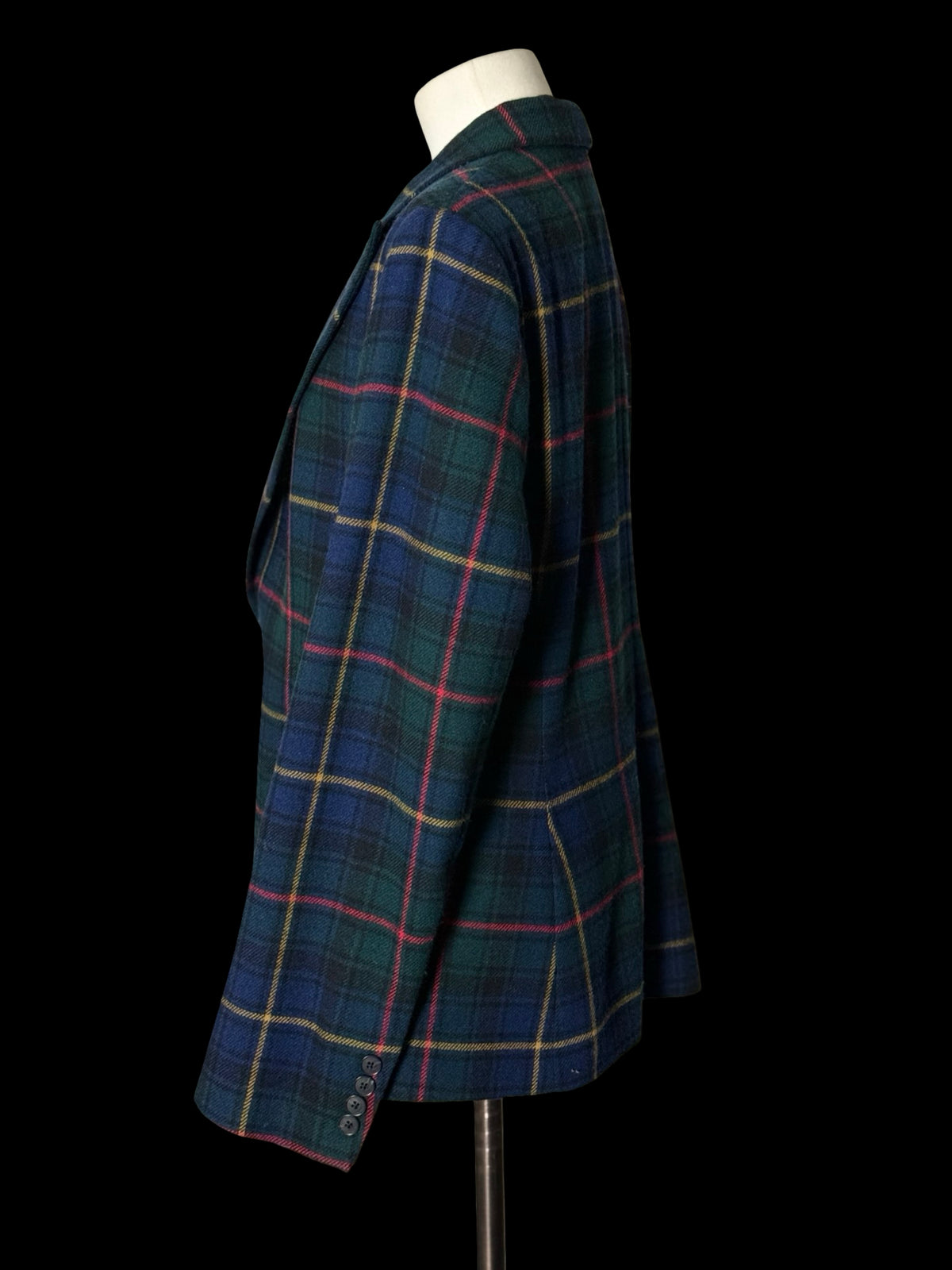 Women’s Polo Ralph Lauren Tartan Wool Blazer Sport Coat UK16 / US12 RRP £650