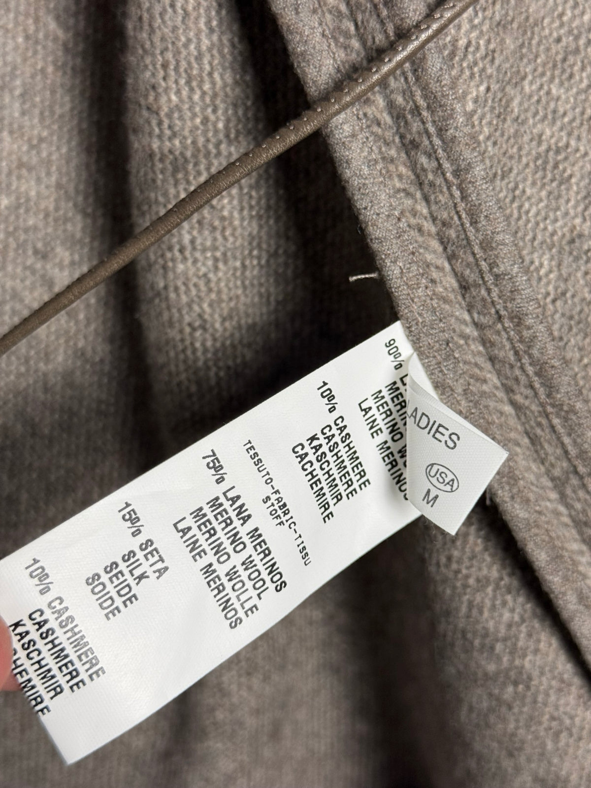 Fabiana Fillippi Wool Cashmere Cape Coat Fur Collar Size UK12 IT44 Luxury