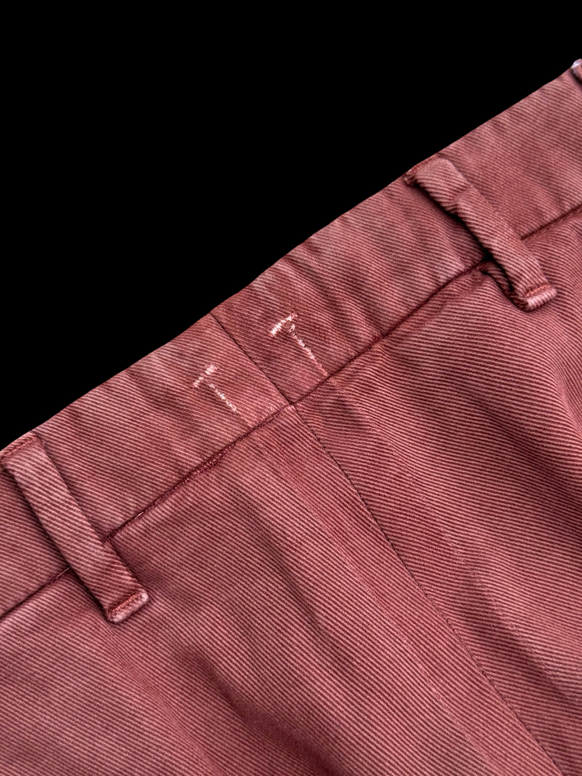 Men’s Kiton Napoli Chino Trousers Pants Size W36” Brick Red