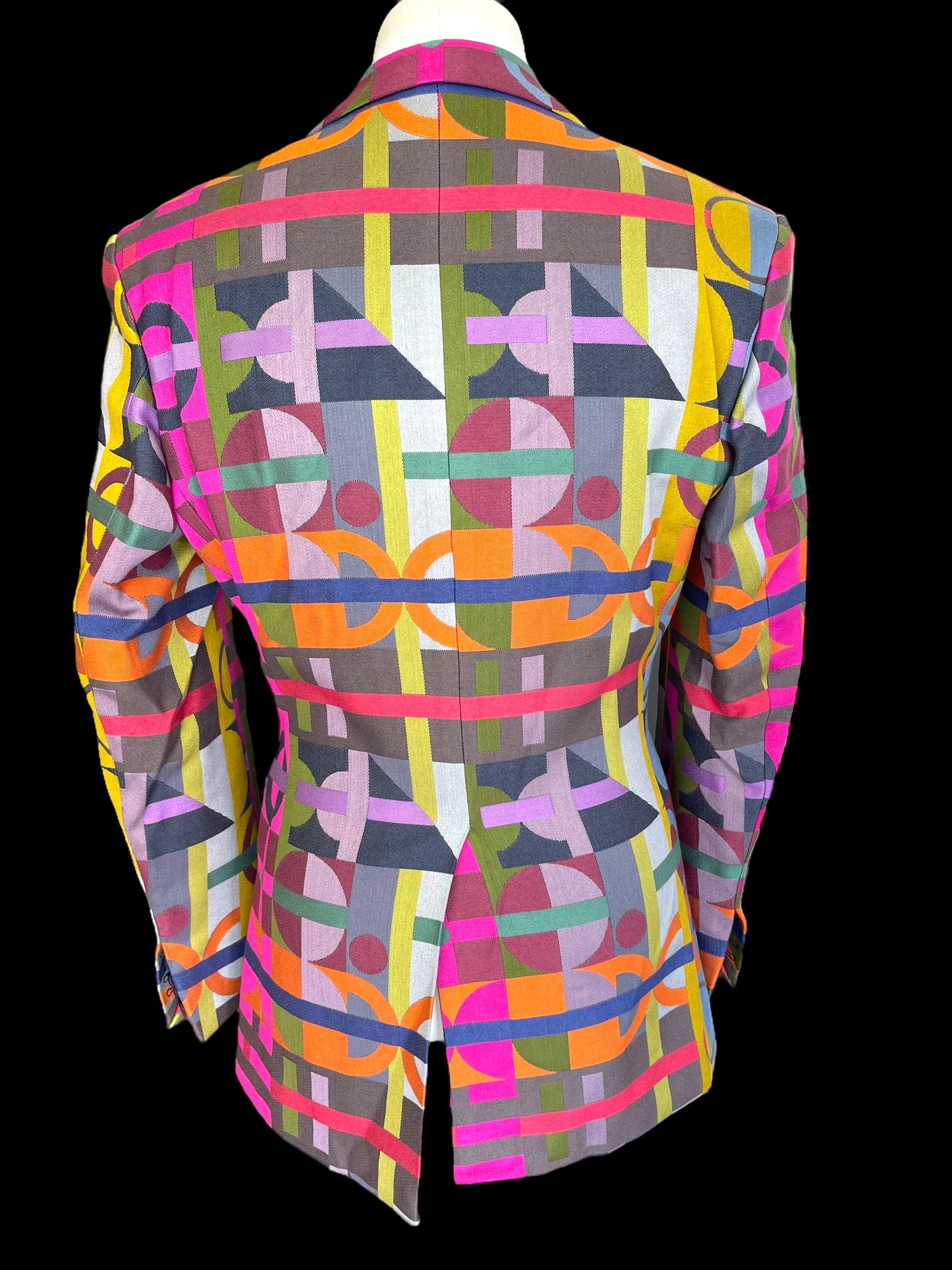 Bespoke Geometric Dinner Jacket Vibrant 40L