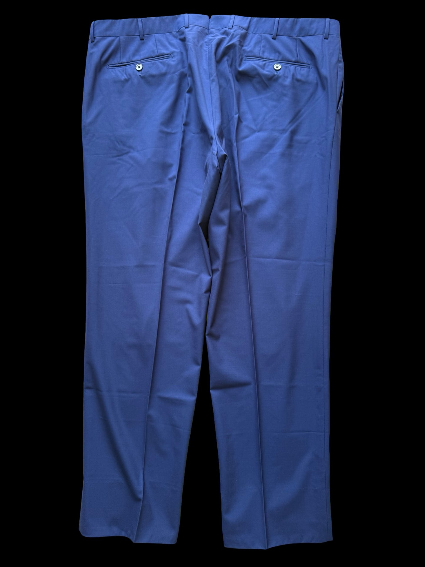 Corneliani Su Misura Royal Blue Suit 48R / W44R MTM Bespoke 15.75 Micron