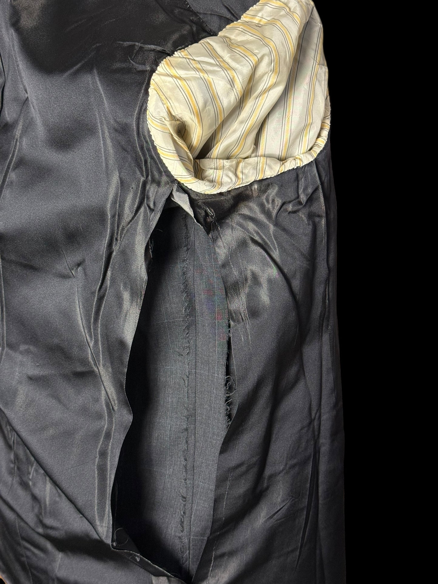 Bespoke Tommy Giulio Caraceni Grey Check Suit 43S/ W34” Lightweight Wool