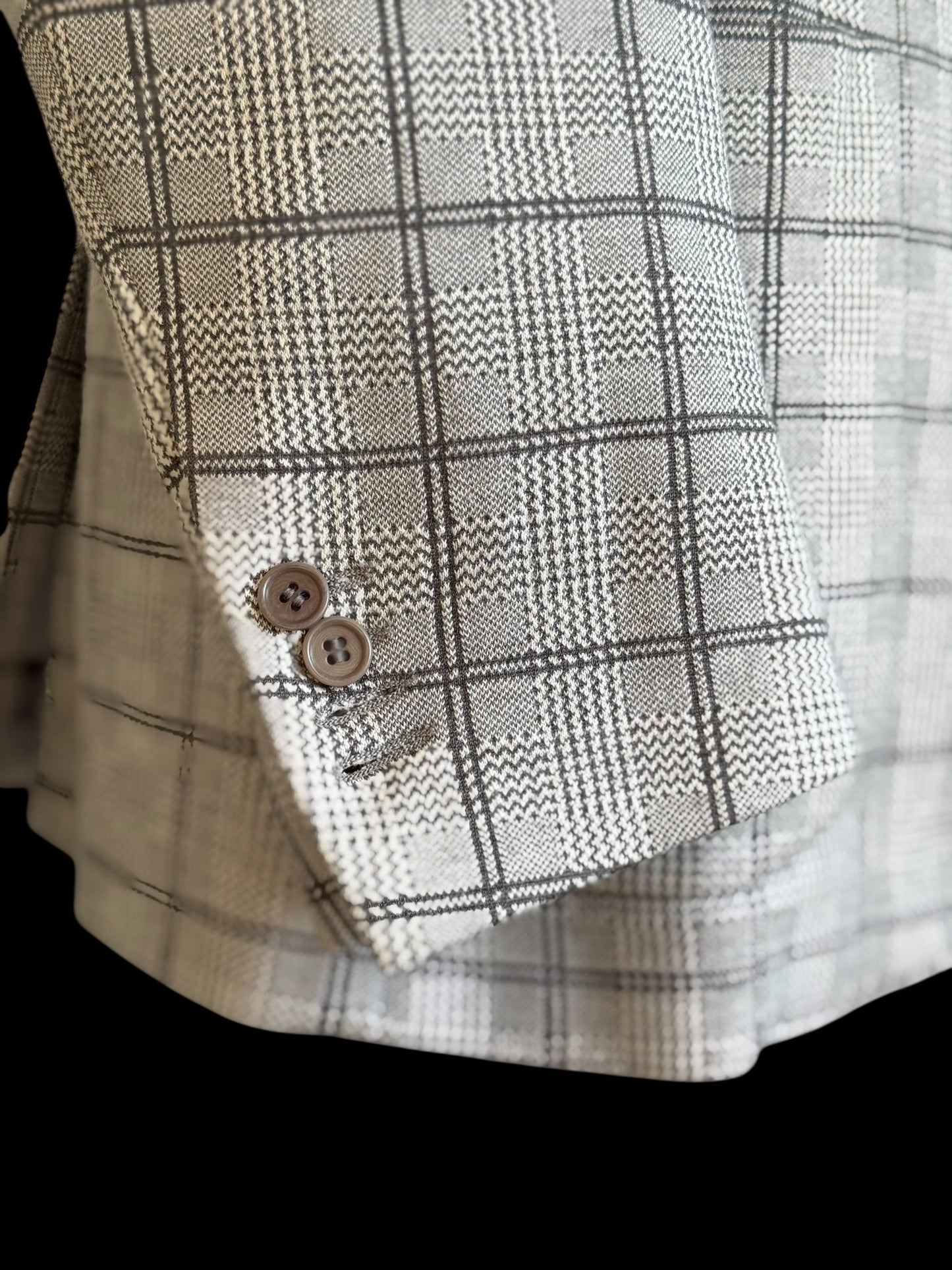 Men’s Brioni Jersey Cotton Silk Sportcoat XXL Slim Fit Glen Plaid Check RRP £5k