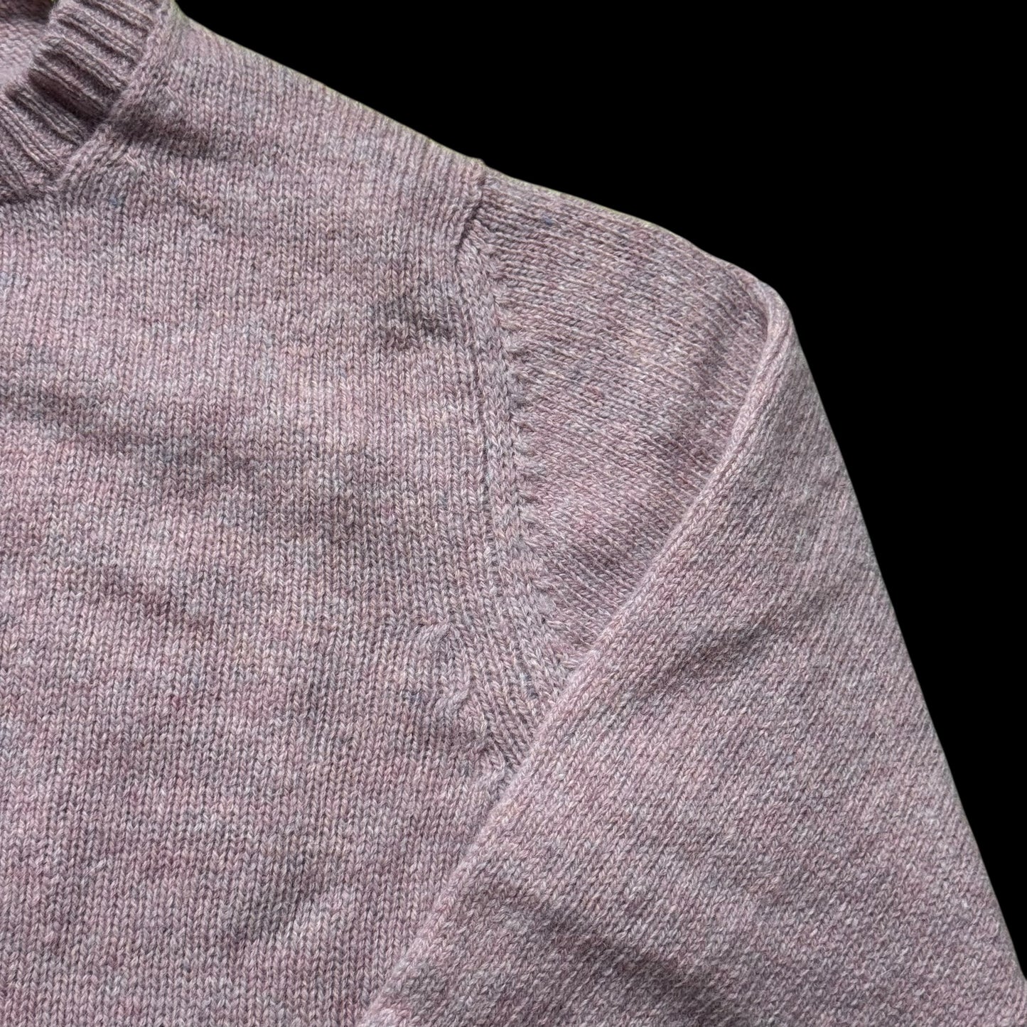 BNWT Malloch’s Wreay Shetland Wool Crew Neck Jumper Pink Haar RRP £205