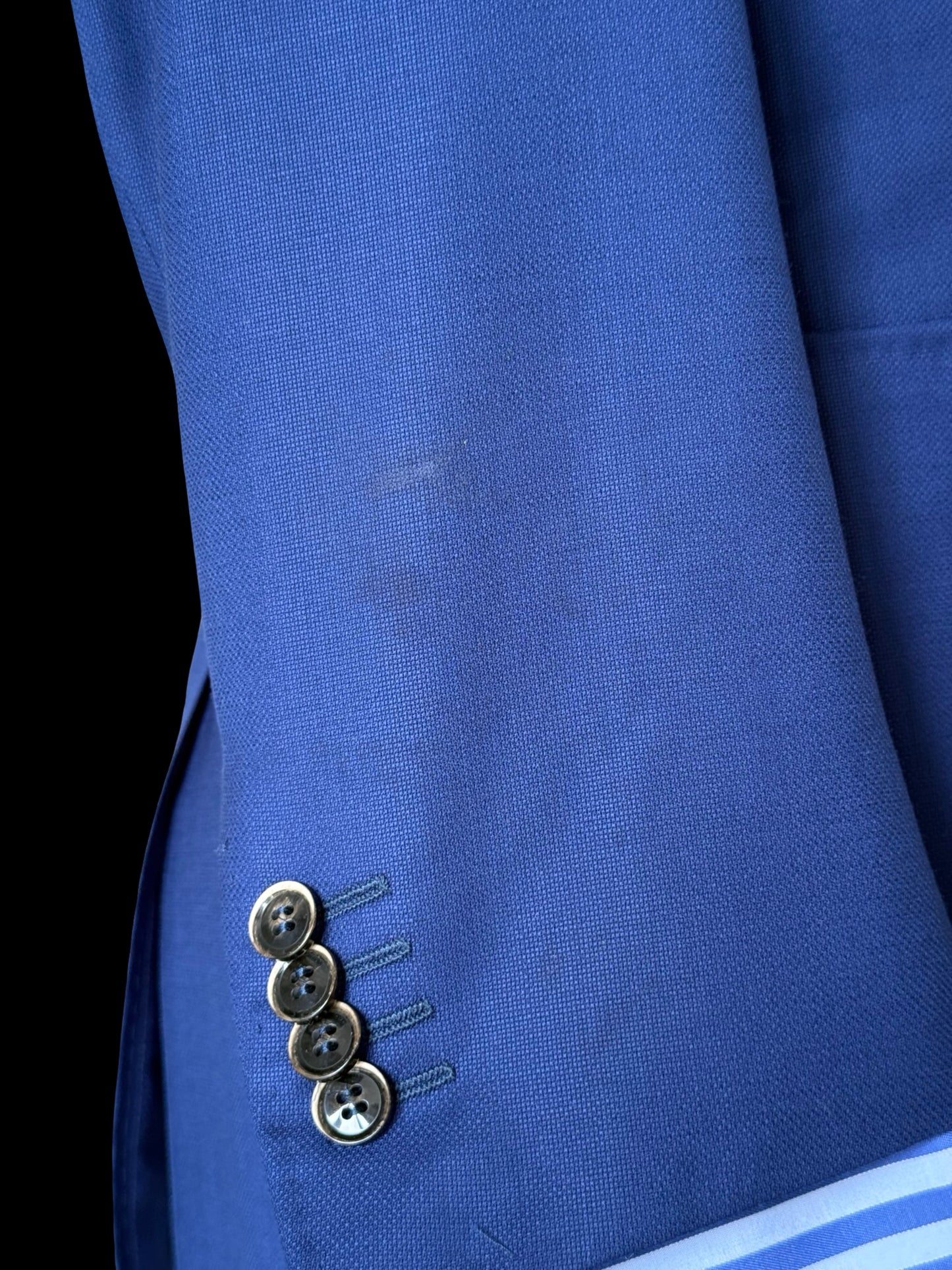Canali Kei Travel Blazer Jacket IT46R UK36R Blue Patch Pocket RRP £1.5k+