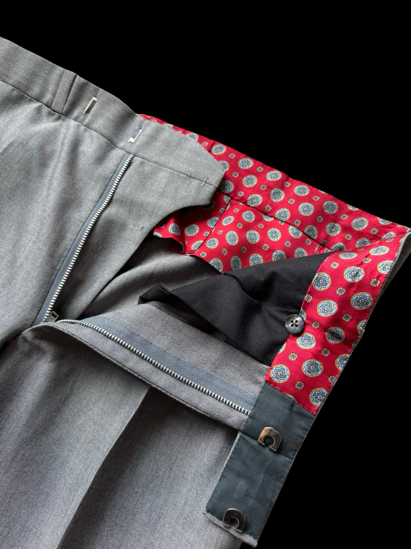 Bespoke Kent & Haste Savile Row Waistcoat & Trousers 40” / W36” Light Grey