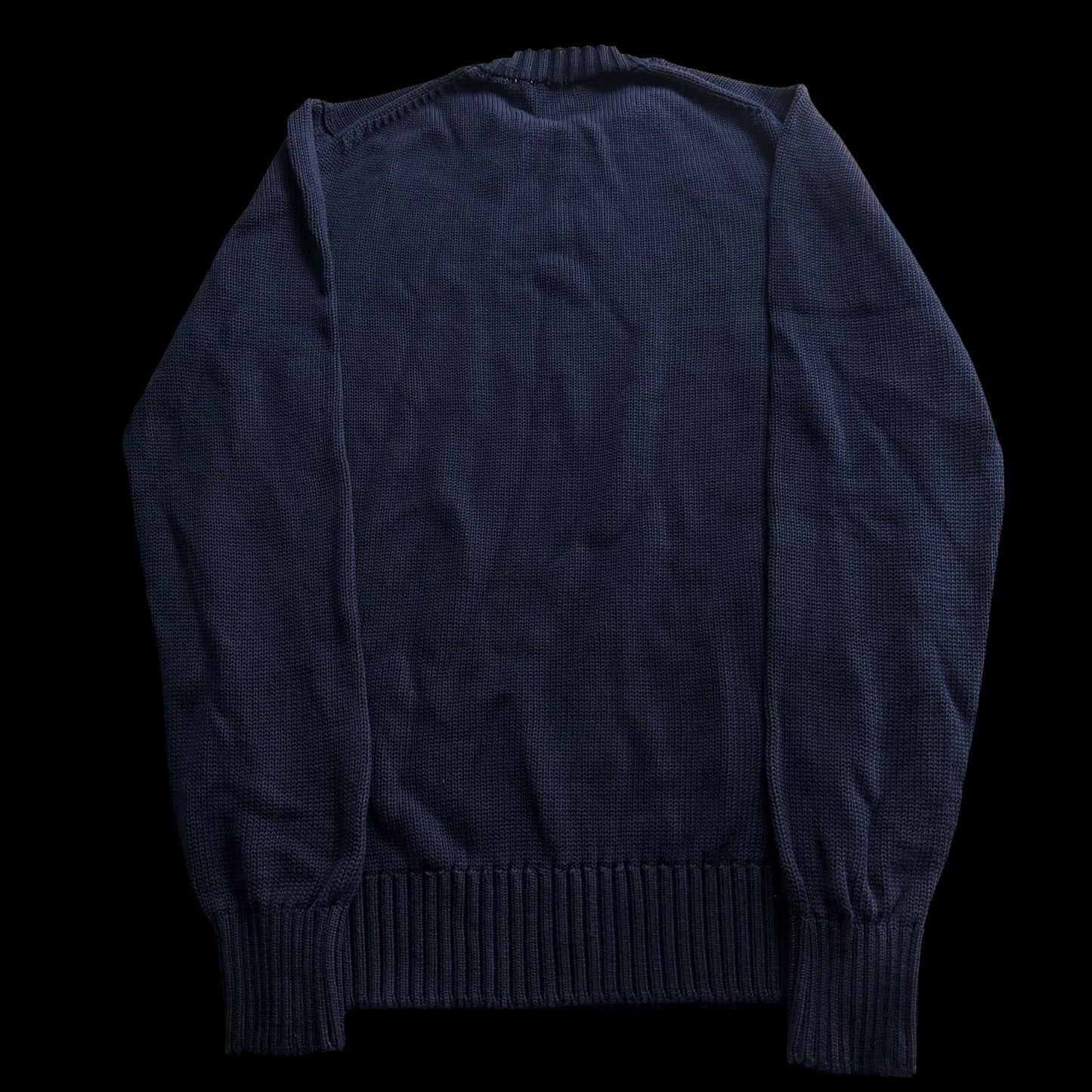BNWT Malloch’s Kielder Fisherman’s Knit Jumper Size Navy Blue RRP £285