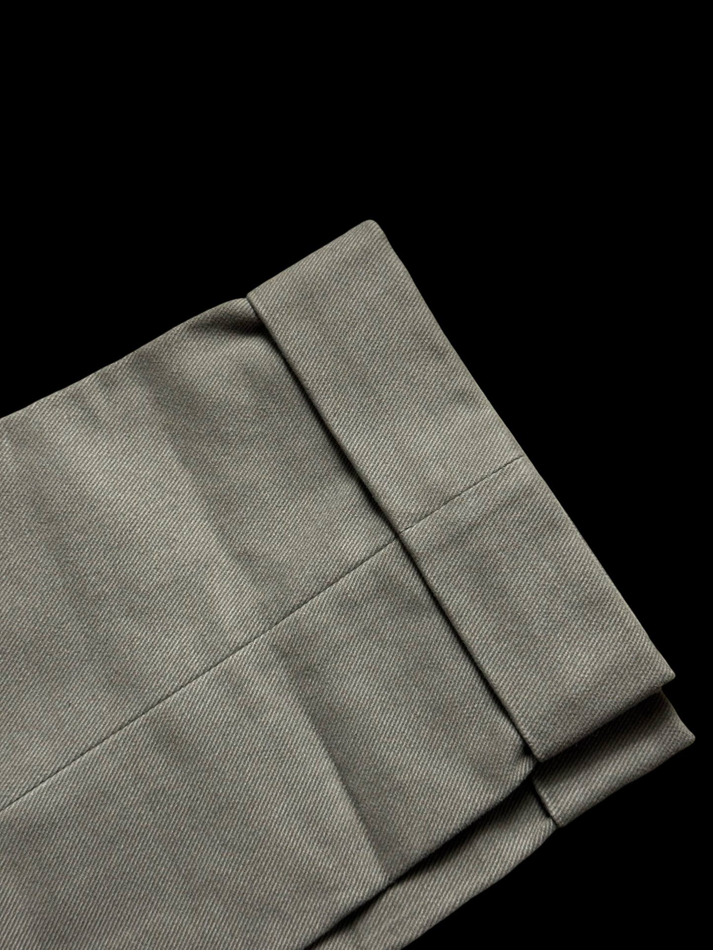 Natalino Military Green Cotton Drill Pleat Front Trousers W30S RRP £165