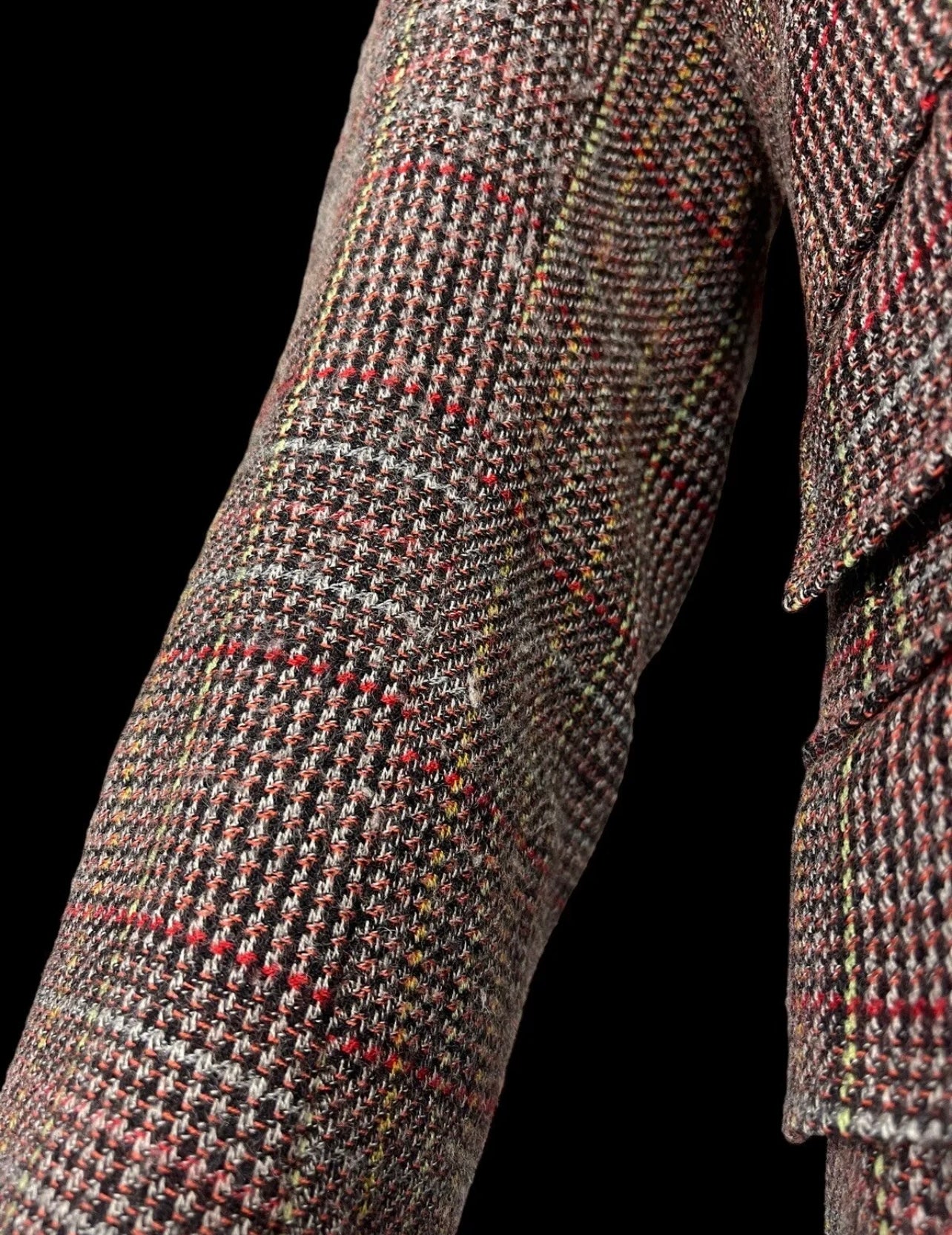 Mens ETRO Milano Tweed Blazer 54 UK44R Multi-Colour Check Luxury