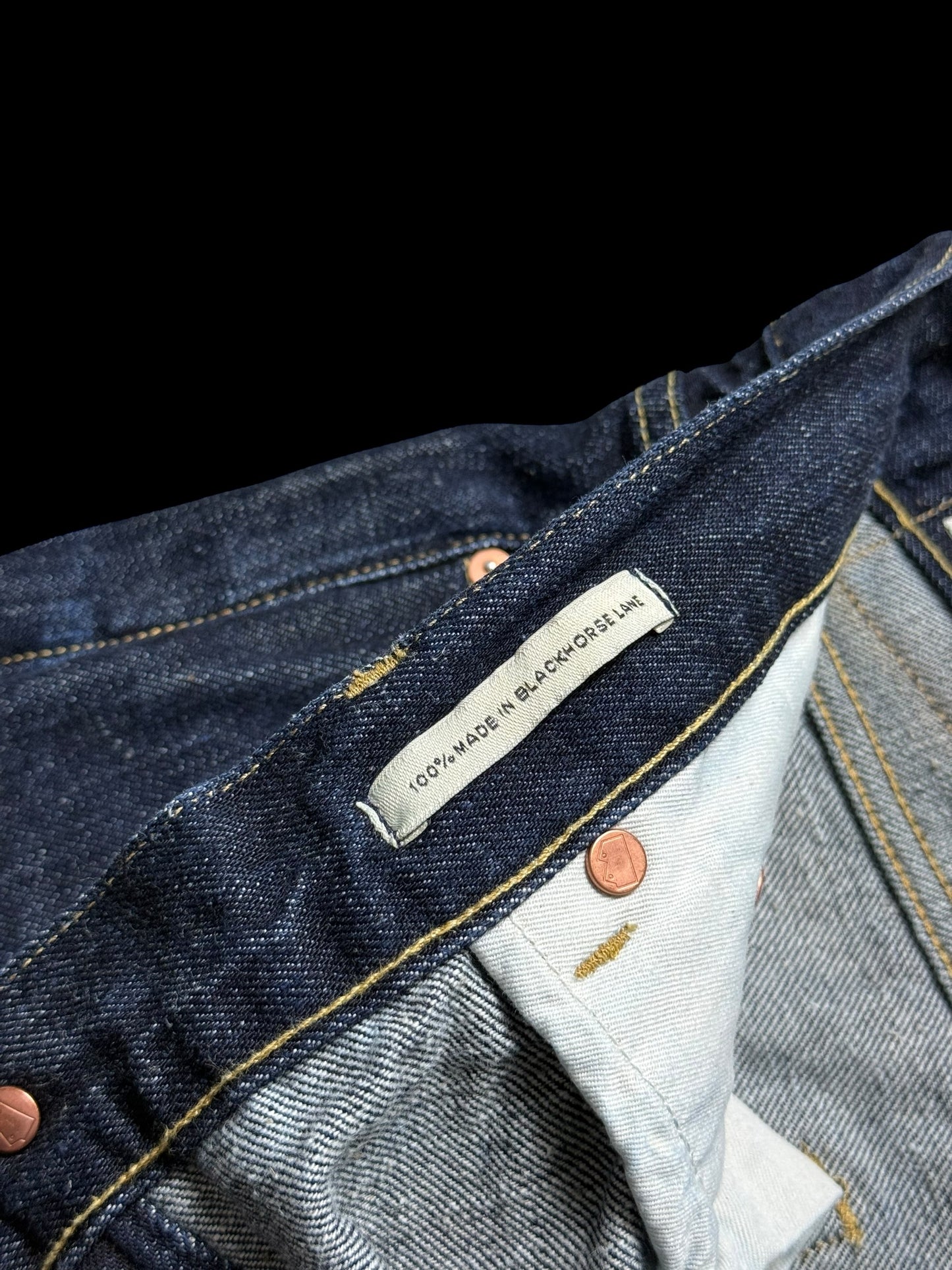 Men’s Blackhorse Lane Ateliers Selvedge Jeans 33x27” E10 Isko