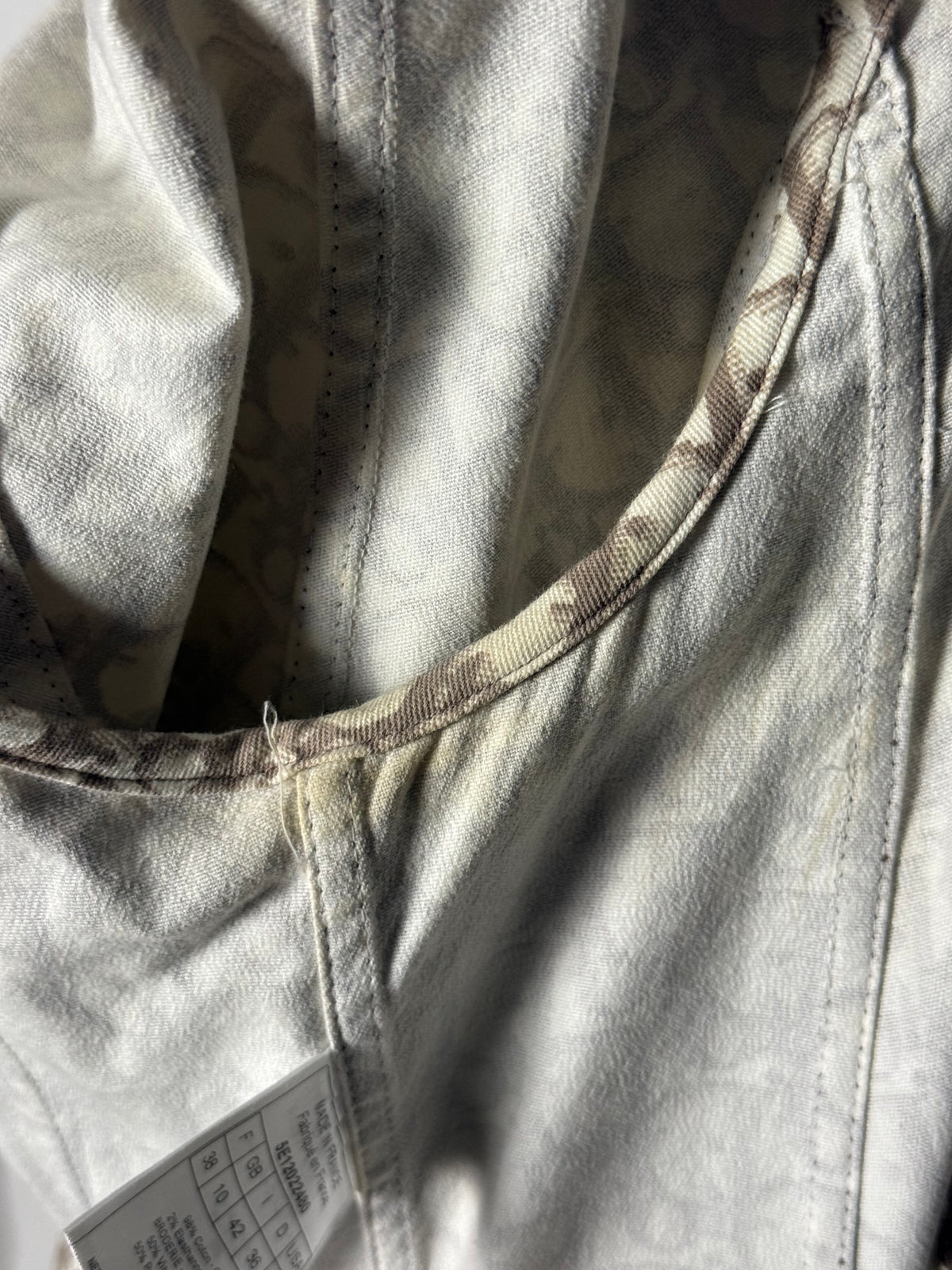 Christian Dior John Galliano SS2005 Monogram Jacket UK10 IT42 Belted Archival