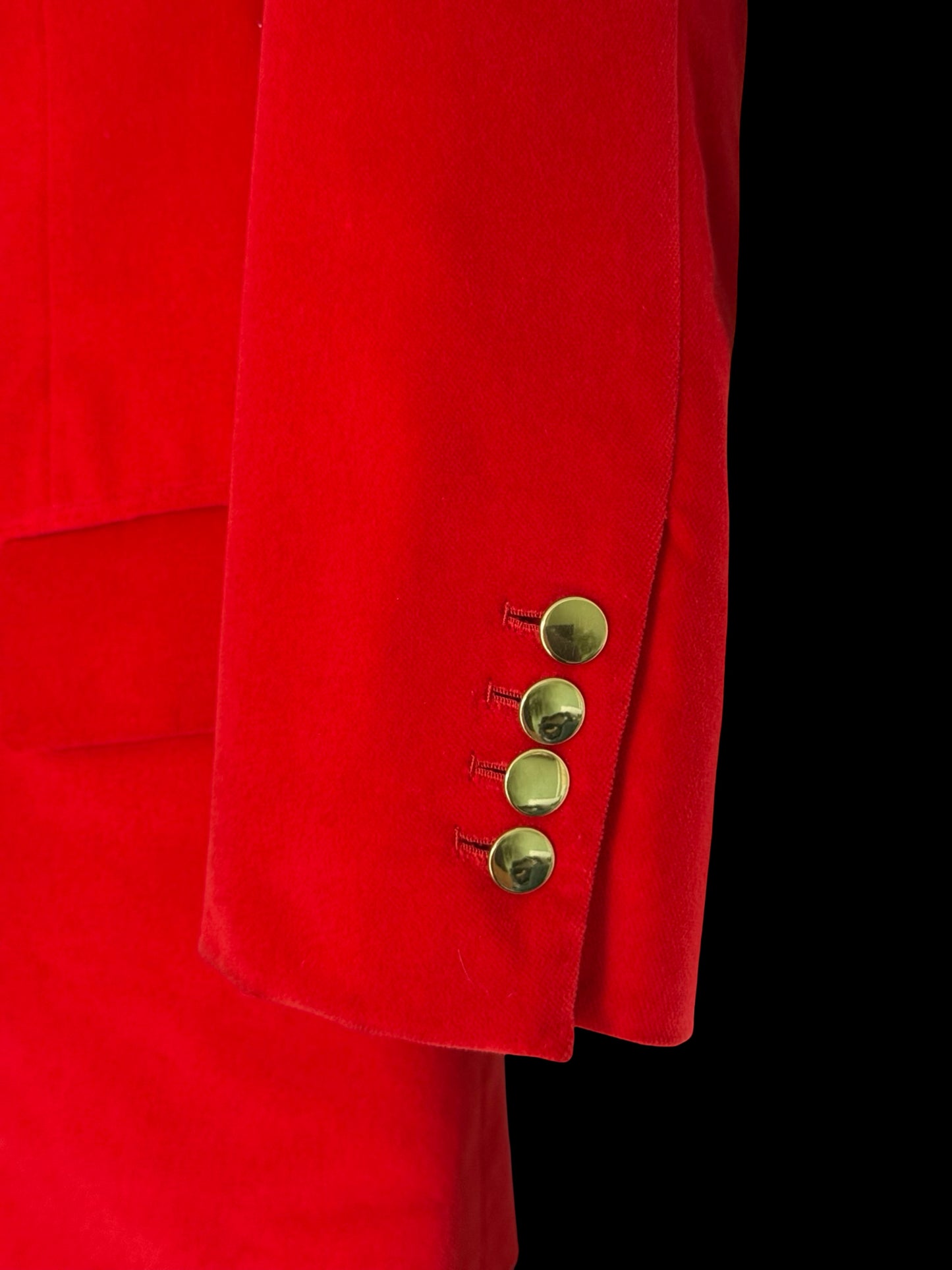 Bespoke John Kent (Kent Haste) Red Velvet Dinner Jacket Chest Size 32”