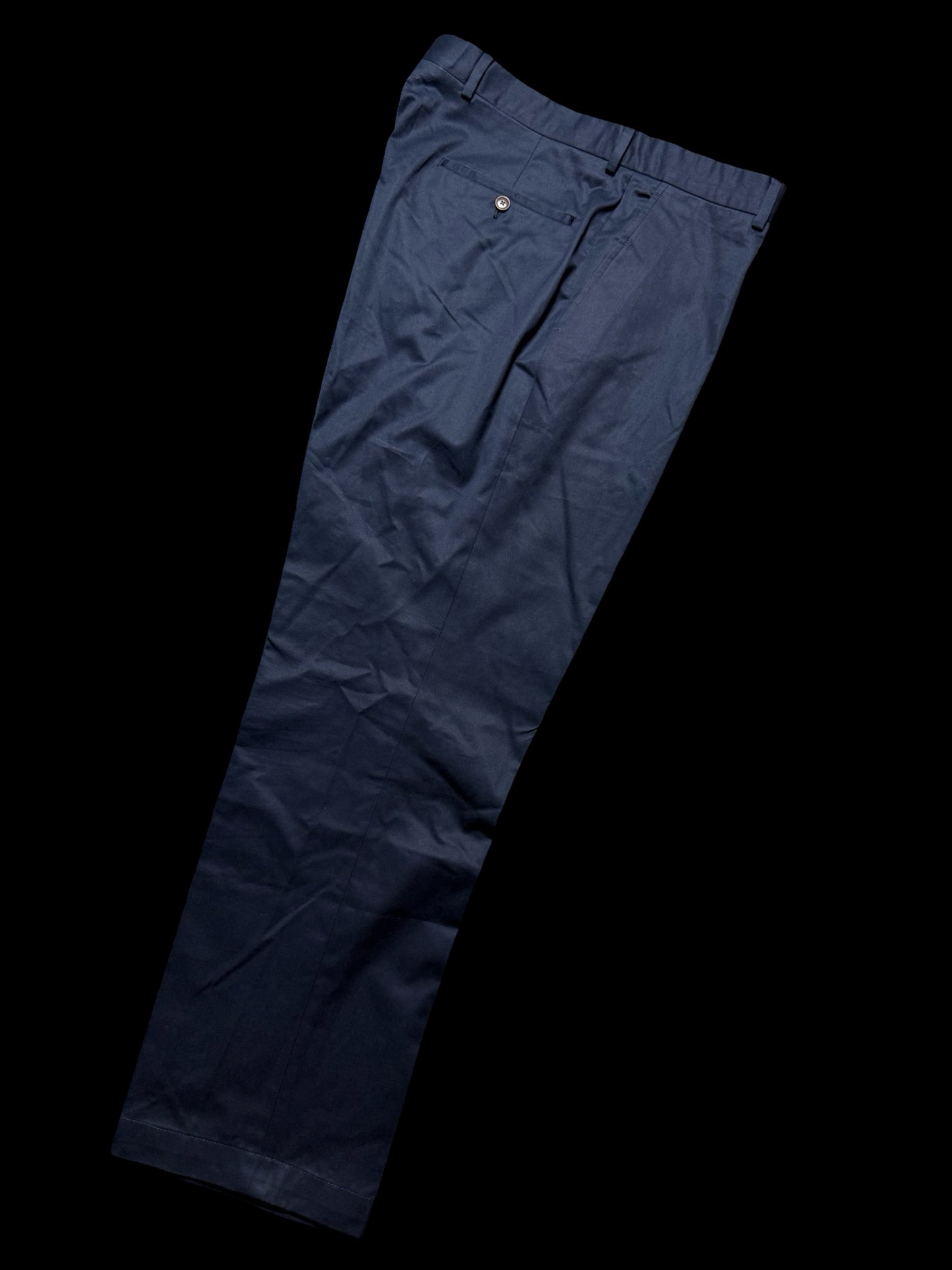 Men’s Ralph Lauren Purple Label Wool Chinos 36 X 30” Navy Blue