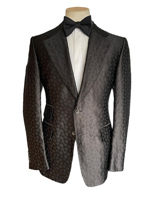 GUCCI x TOM FORD Dinner Jacket Jacquard 37/38L Black