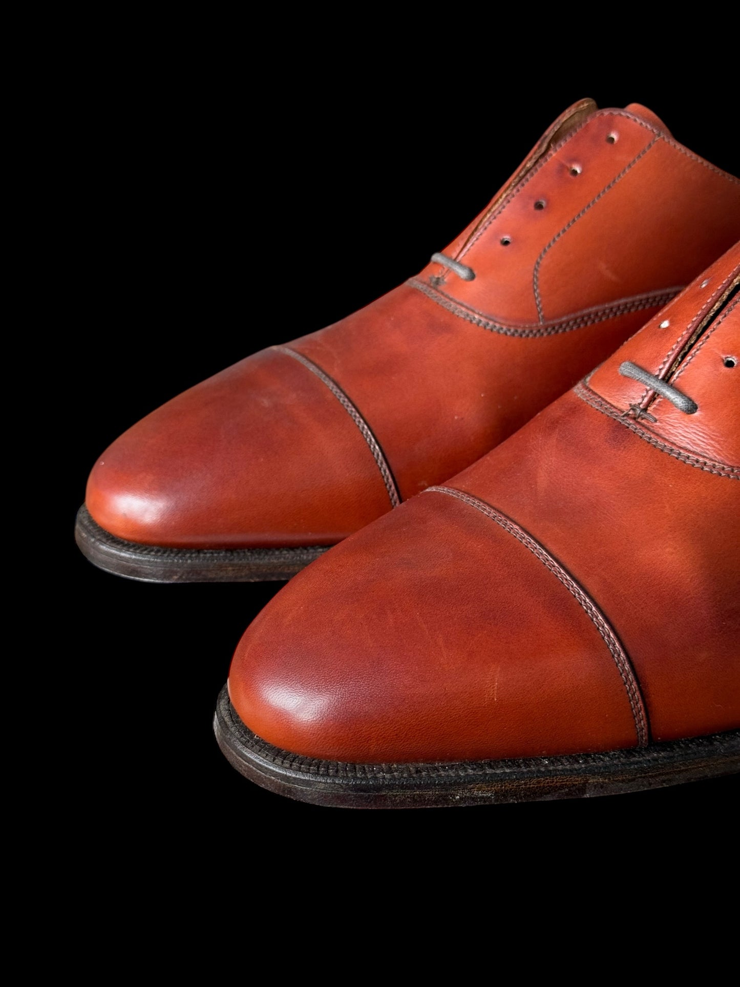 NEW Men’s Shipton & Heneage Calf Oxford Derby Shoes UK10 Tan Brown RRP £485