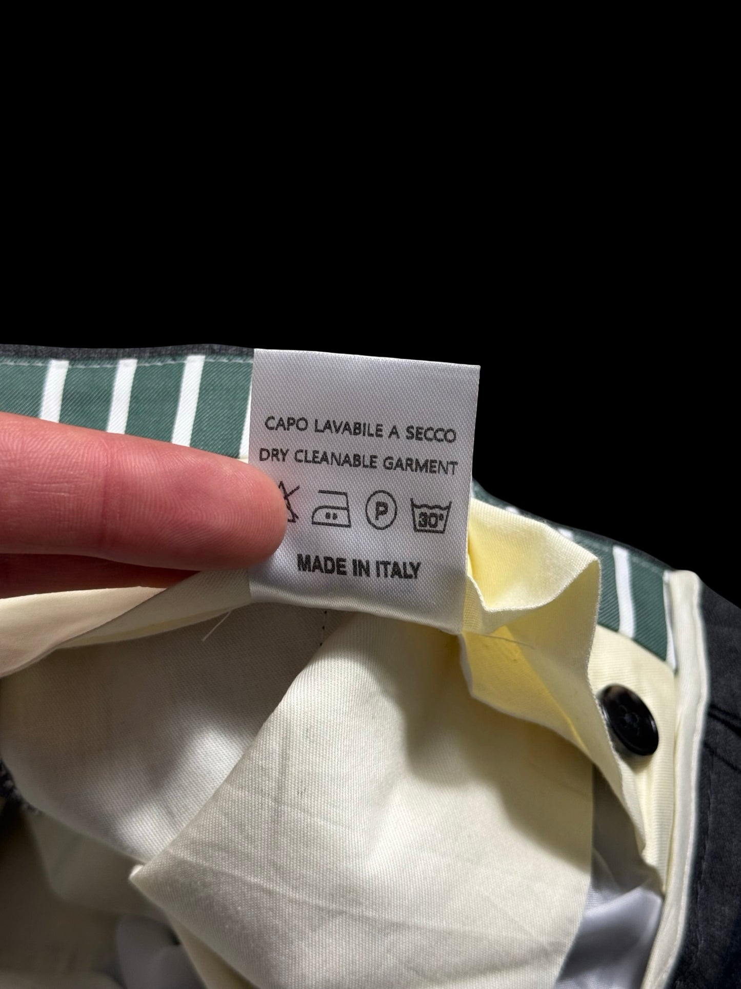 Men’s Natalino Mid Grey Tropical Wool Pleat Front Trousers W32S RRP £195